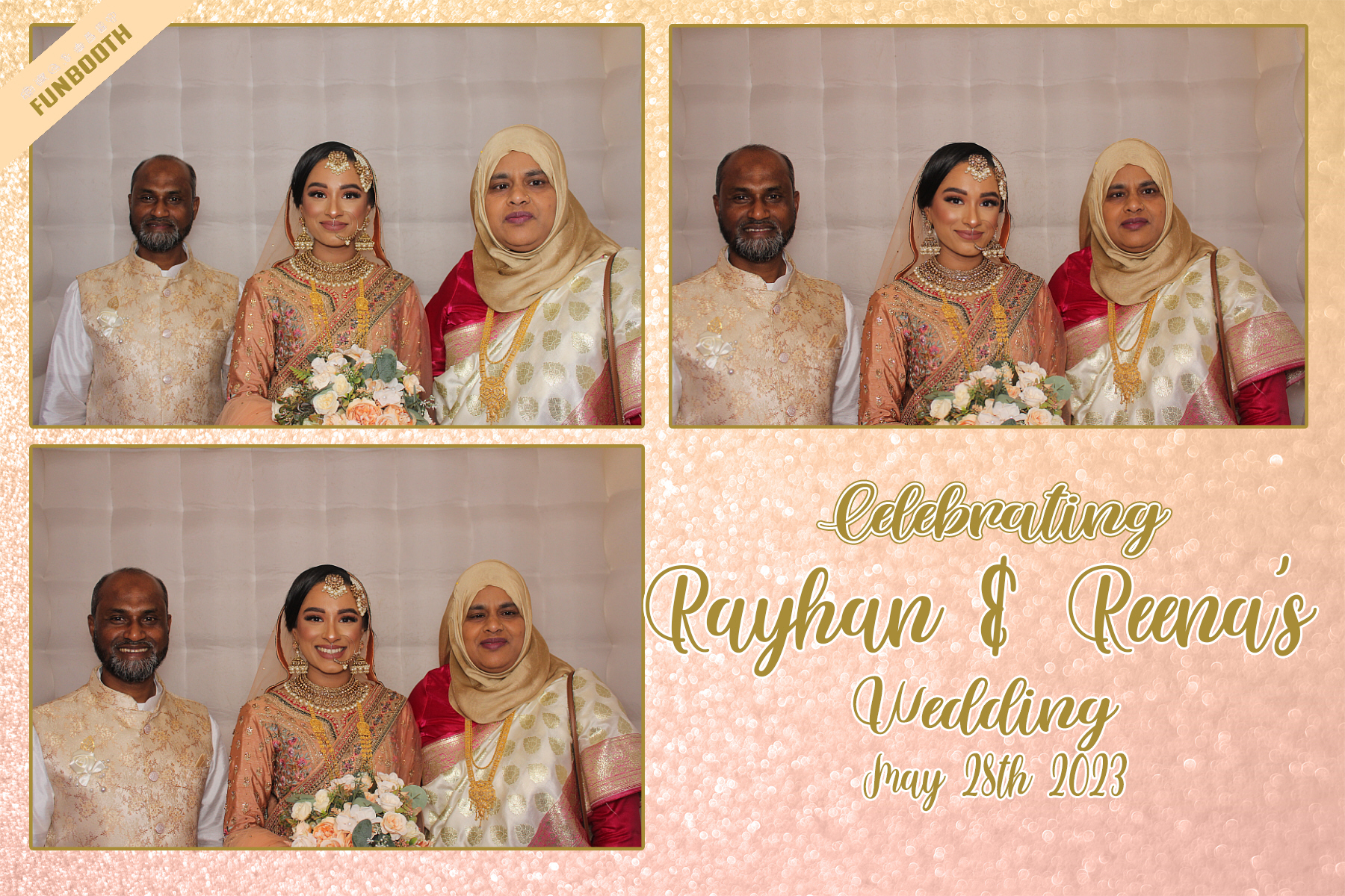 Celebrating Rayhan & Reena's Wedding | View more photos from the event at gallery.funbooth.uk.com/u/FunboothLTD1/Celebrating-Rayhan-Reenas-Wedding