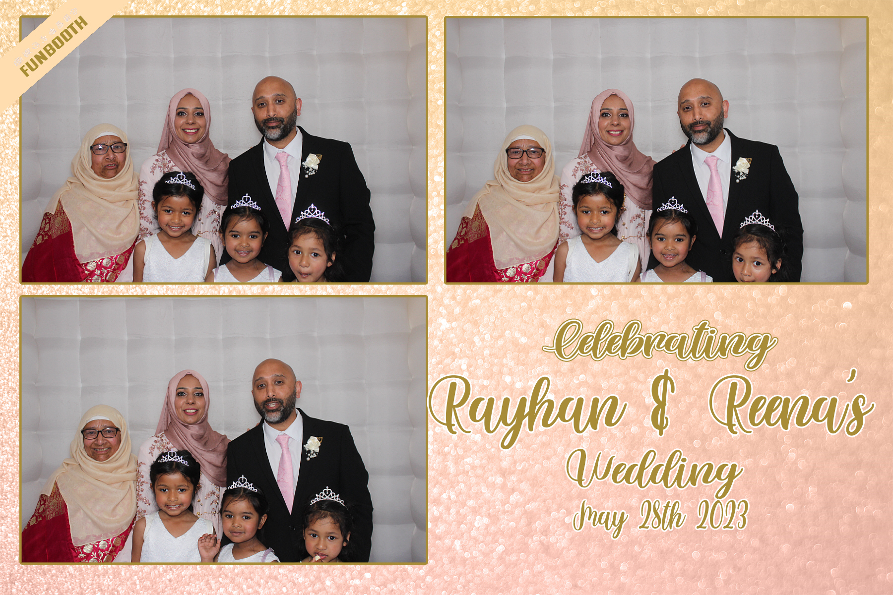 Celebrating Rayhan & Reena's Wedding | View more photos from the event at gallery.funbooth.uk.com/u/FunboothLTD1/Celebrating-Rayhan-Reenas-Wedding