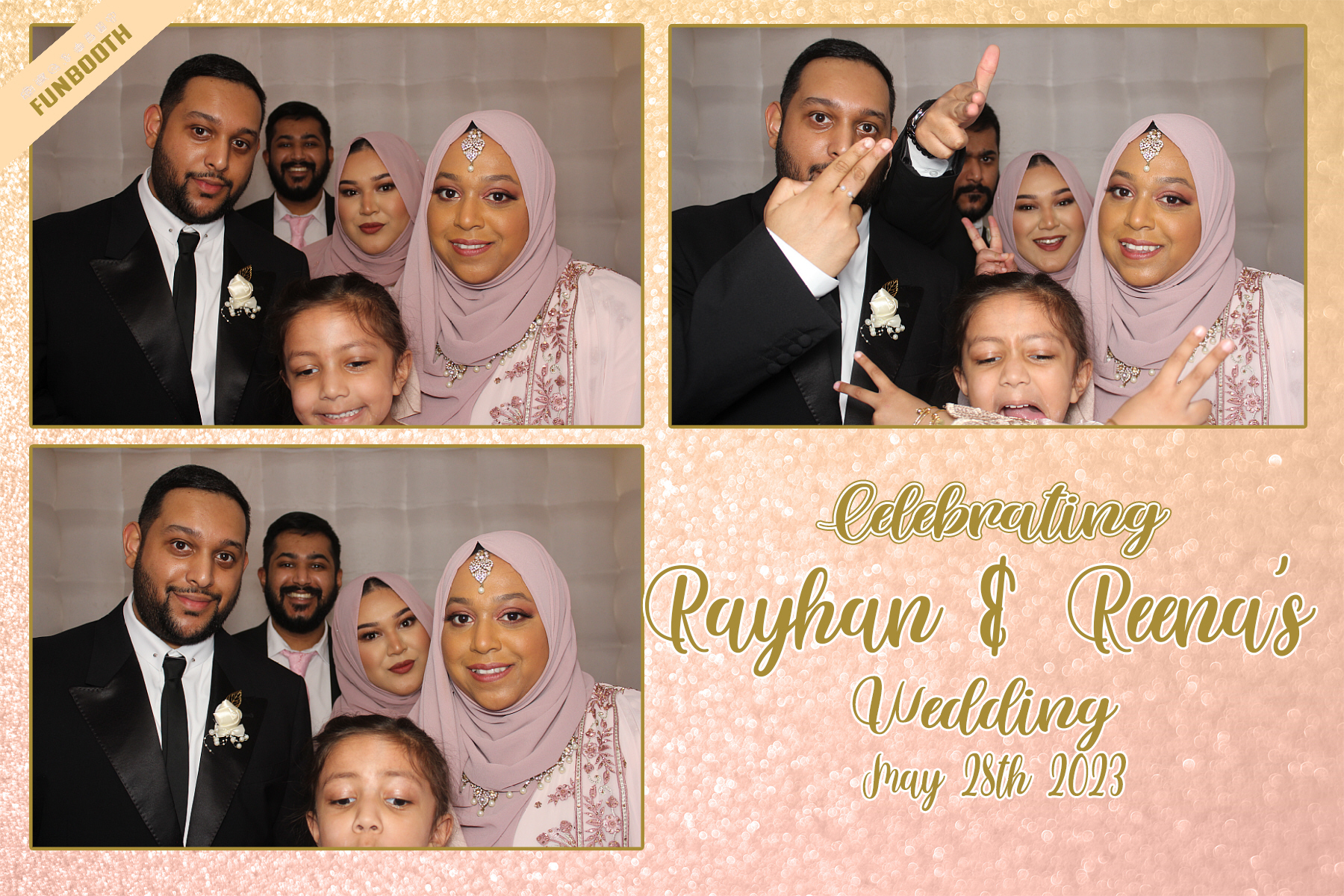 Celebrating Rayhan & Reena's Wedding | View more photos from the event at gallery.funbooth.uk.com/u/FunboothLTD1/Celebrating-Rayhan-Reenas-Wedding