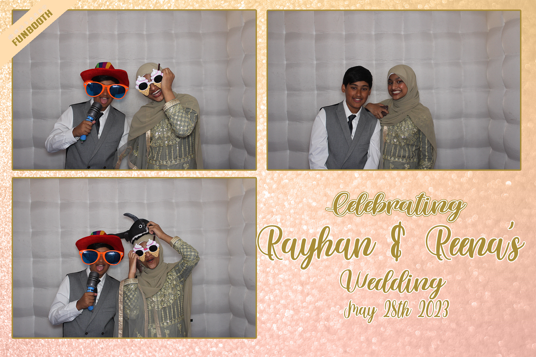 Celebrating Rayhan & Reena's Wedding | View more photos from the event at gallery.funbooth.uk.com/u/FunboothLTD1/Celebrating-Rayhan-Reenas-Wedding