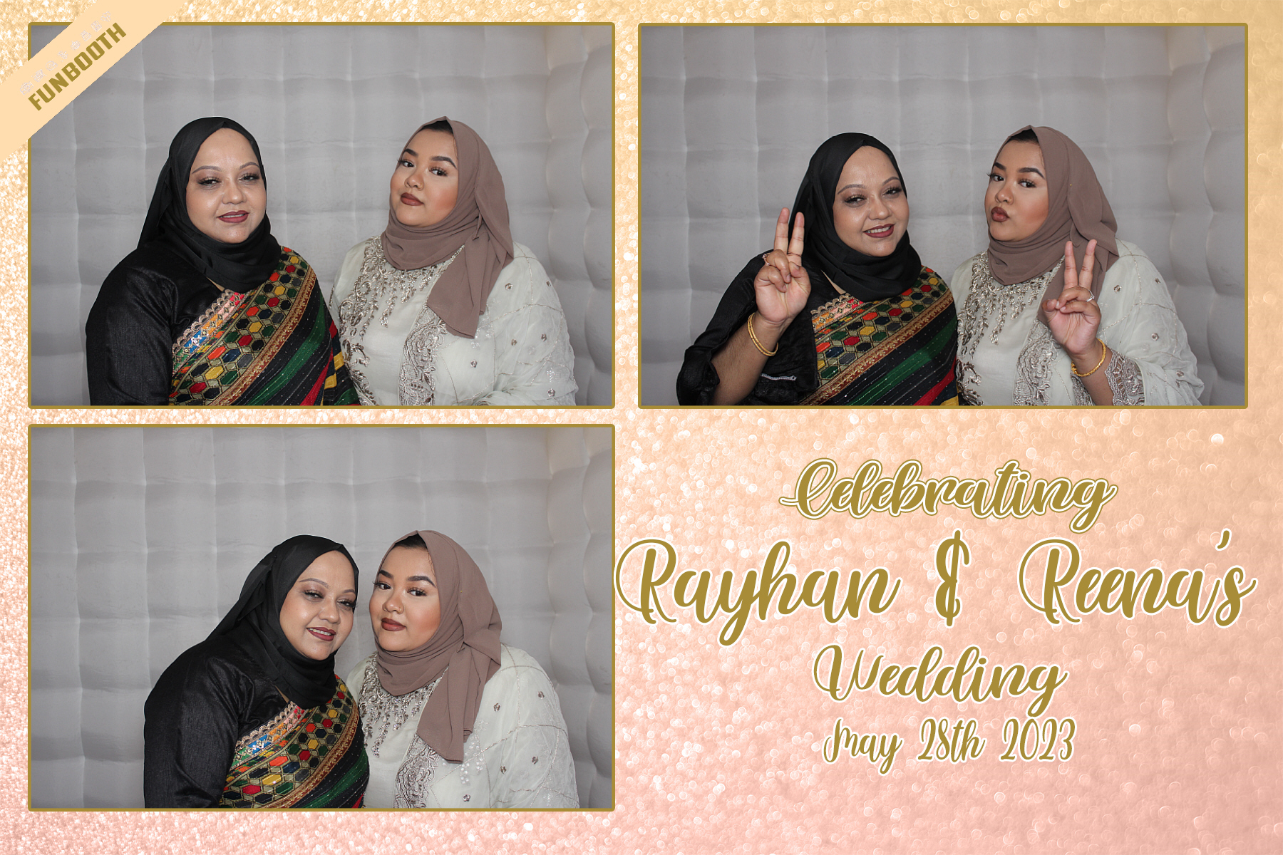 Celebrating Rayhan & Reena's Wedding | View more photos from the event at gallery.funbooth.uk.com/u/FunboothLTD1/Celebrating-Rayhan-Reenas-Wedding