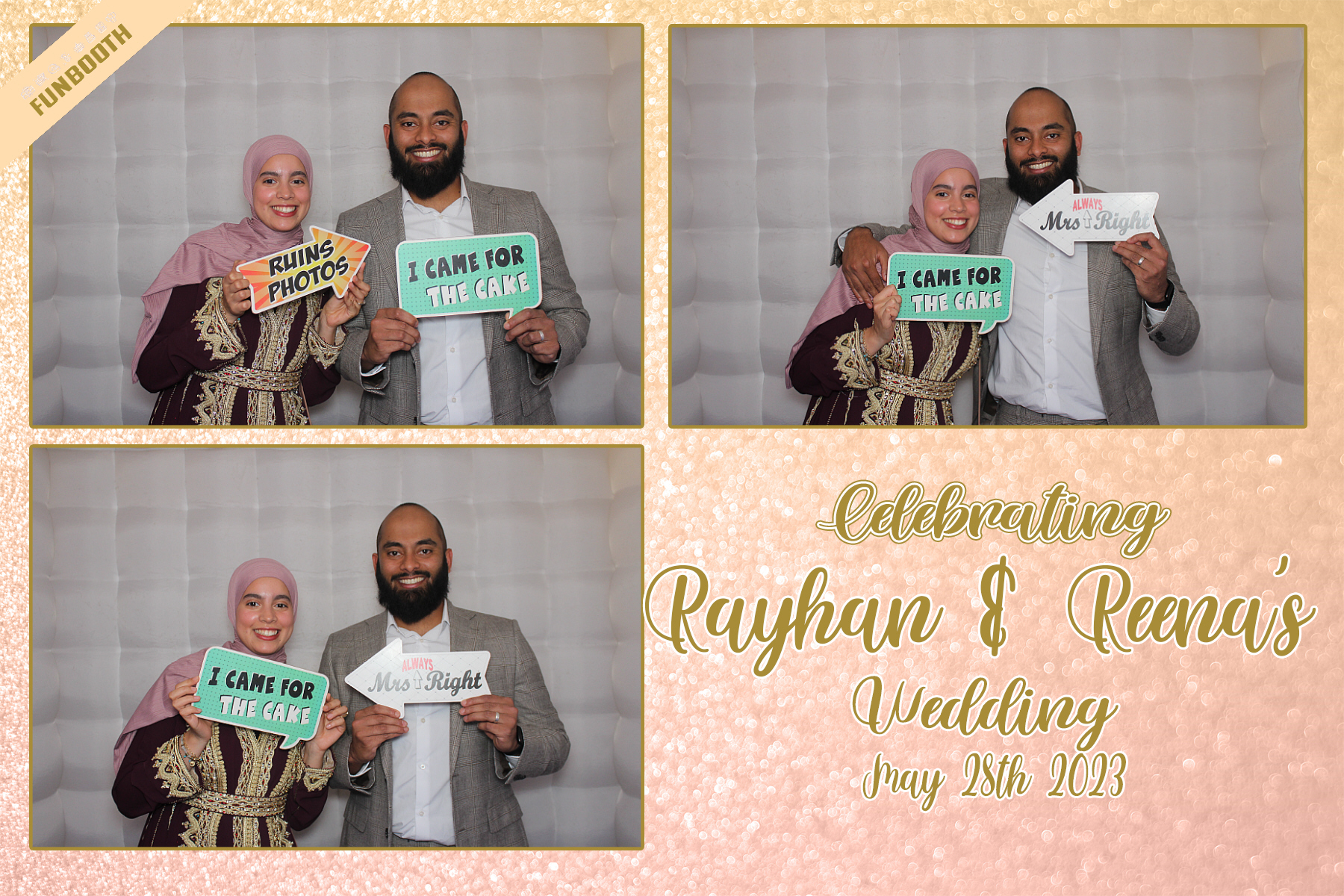 Celebrating Rayhan & Reena's Wedding | View more photos from the event at gallery.funbooth.uk.com/u/FunboothLTD1/Celebrating-Rayhan-Reenas-Wedding