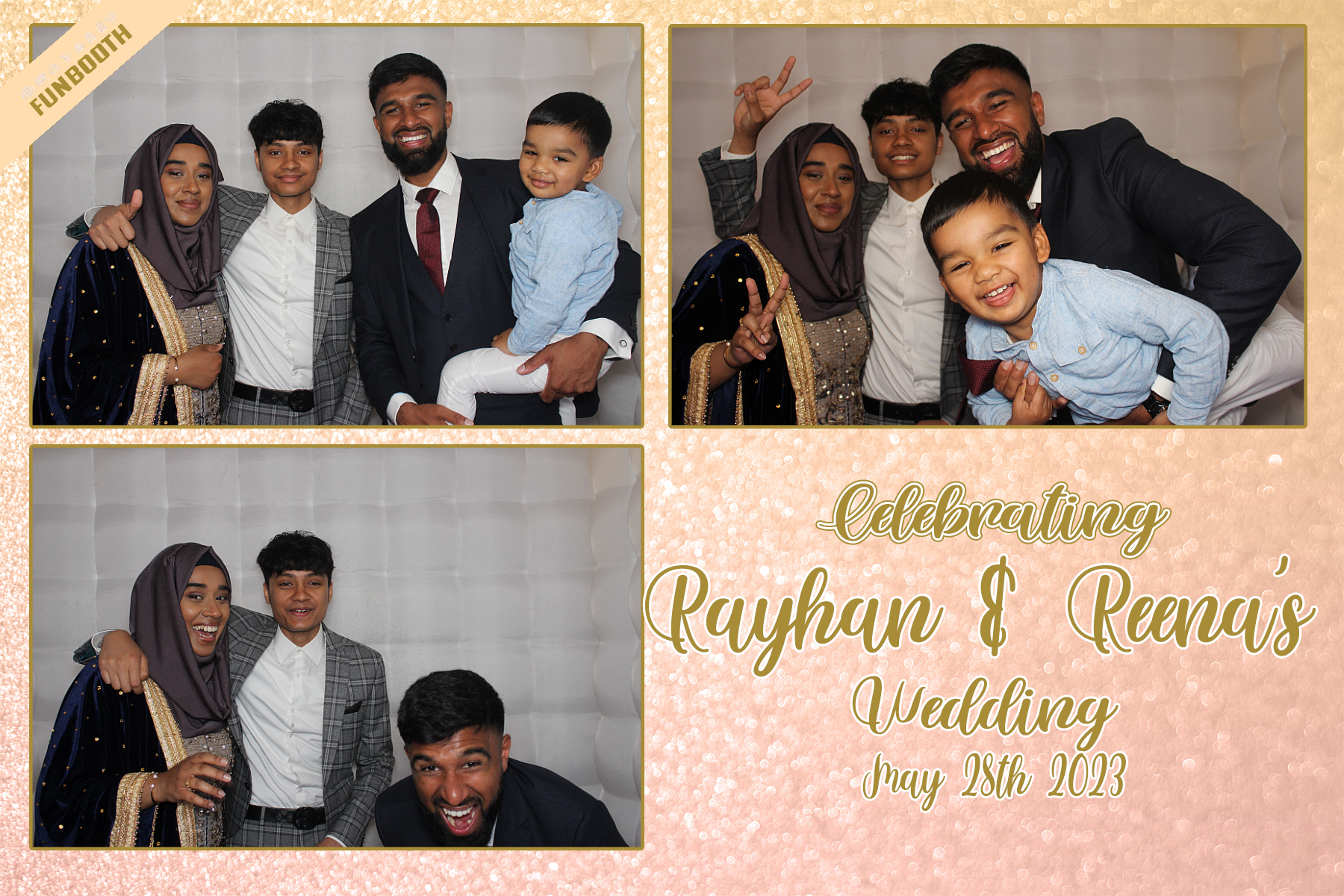 Celebrating Rayhan & Reena's Wedding | View more photos from the event at gallery.funbooth.uk.com/u/FunboothLTD1/Celebrating-Rayhan-Reenas-Wedding