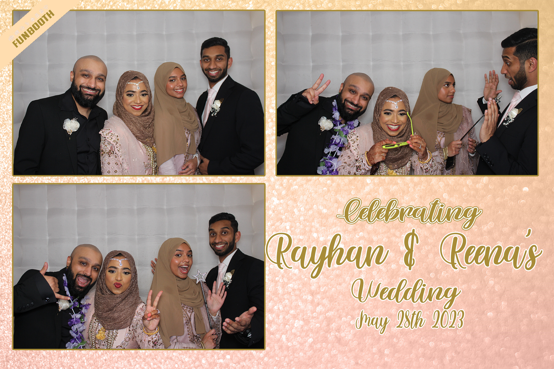 Celebrating Rayhan & Reena's Wedding | View more photos from the event at gallery.funbooth.uk.com/u/FunboothLTD1/Celebrating-Rayhan-Reenas-Wedding