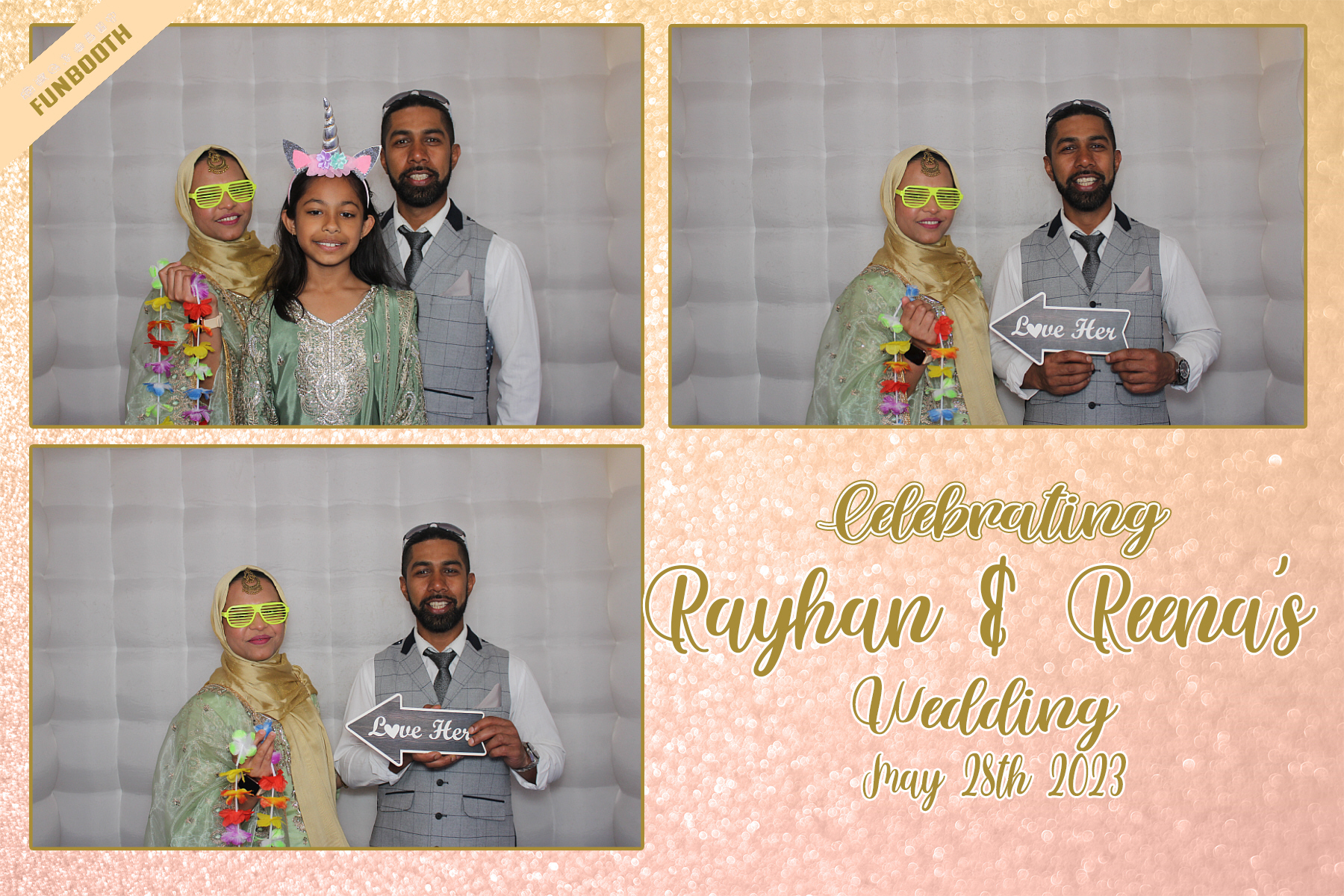 Celebrating Rayhan & Reena's Wedding | View more photos from the event at gallery.funbooth.uk.com/u/FunboothLTD1/Celebrating-Rayhan-Reenas-Wedding