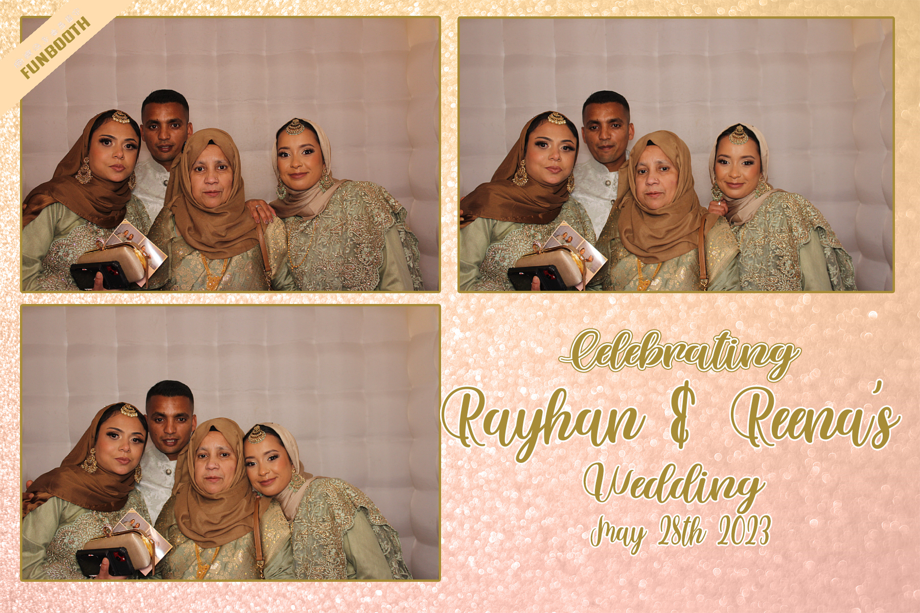 Celebrating Rayhan & Reena's Wedding | View more photos from the event at gallery.funbooth.uk.com/u/FunboothLTD1/Celebrating-Rayhan-Reenas-Wedding