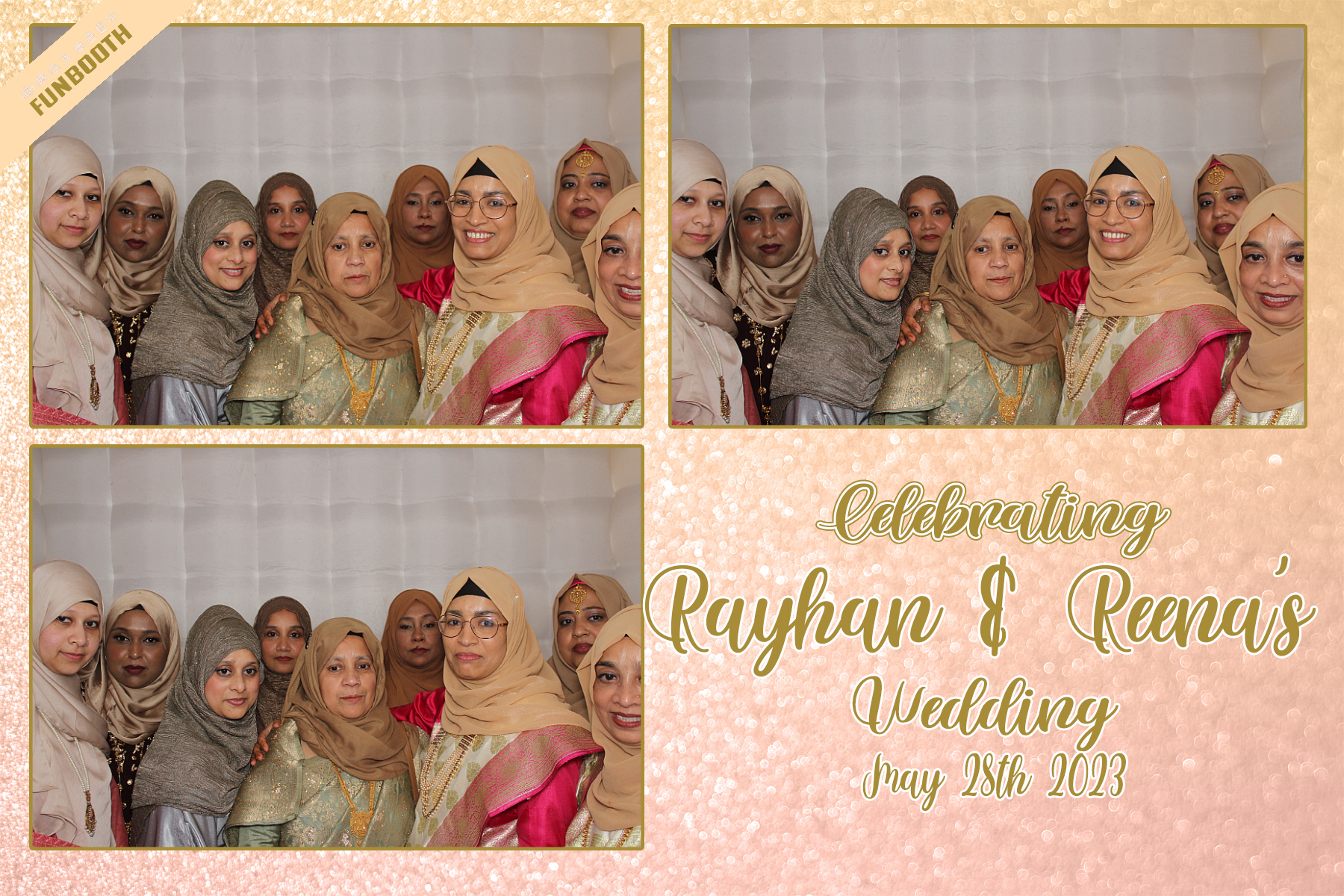 Celebrating Rayhan & Reena's Wedding | View more photos from the event at gallery.funbooth.uk.com/u/FunboothLTD1/Celebrating-Rayhan-Reenas-Wedding