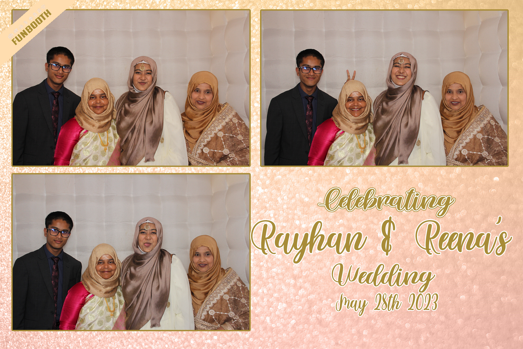 Celebrating Rayhan & Reena's Wedding | View more photos from the event at gallery.funbooth.uk.com/u/FunboothLTD1/Celebrating-Rayhan-Reenas-Wedding