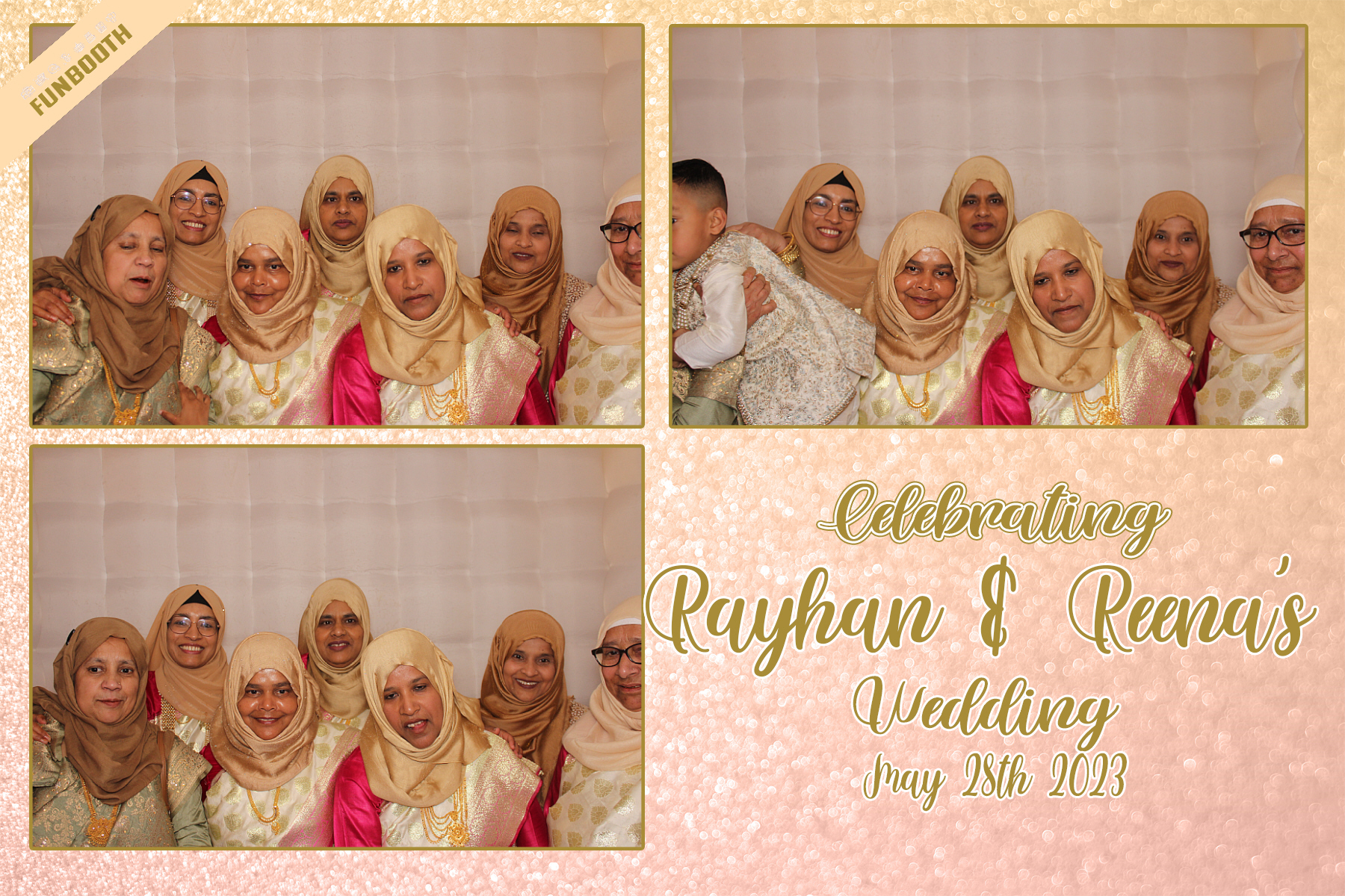 Celebrating Rayhan & Reena's Wedding | View more photos from the event at gallery.funbooth.uk.com/u/FunboothLTD1/Celebrating-Rayhan-Reenas-Wedding