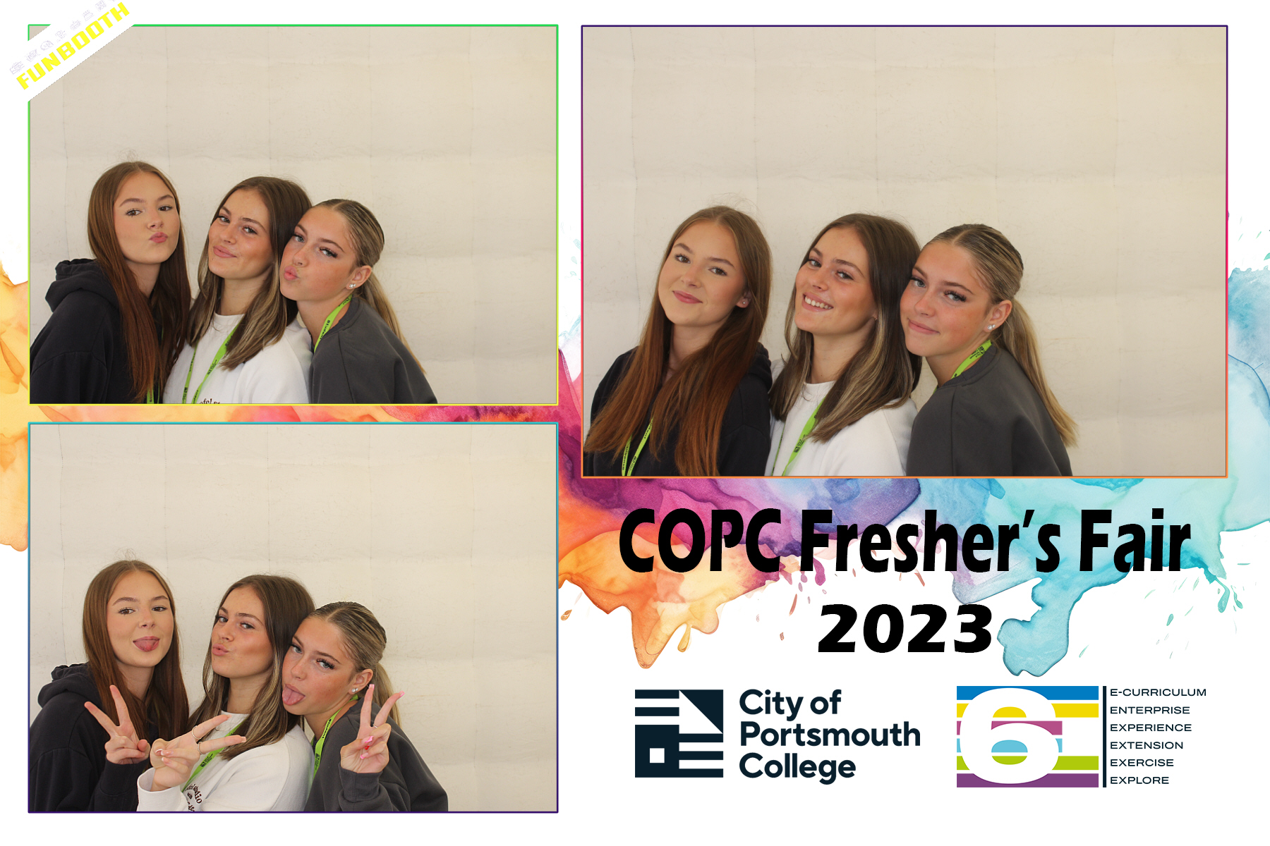 City of Portsmouth College Freshers Fair 2023 Day 1 | View more photos from the event at gallery.funbooth.uk.com/u/FunboothLTD1/City-of-Portsmouth-College-Freshers-Fair-2023-Day-1