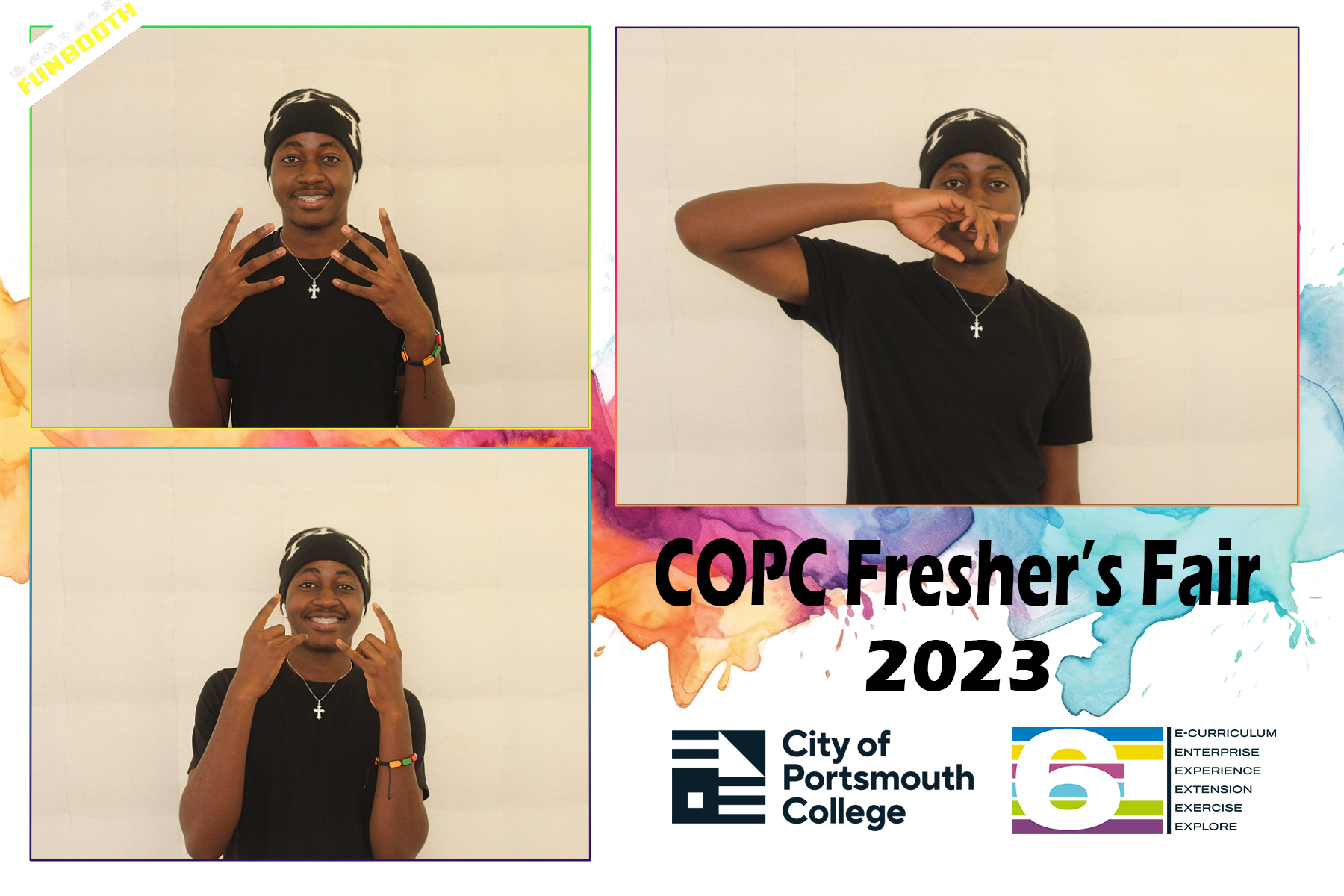 City of Portsmouth College Freshers Fair 2023 Day 1 | View more photos from the event at gallery.funbooth.uk.com/u/FunboothLTD1/City-of-Portsmouth-College-Freshers-Fair-2023-Day-1