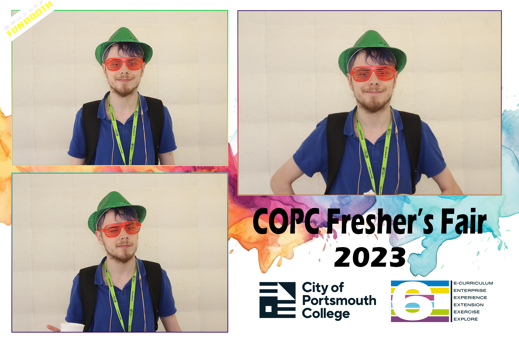 City of Portsmouth College Freshers Fair 2023 Day 1 | View more photos from the event at gallery.funbooth.uk.com/u/FunboothLTD1/City-of-Portsmouth-College-Freshers-Fair-2023-Day-1