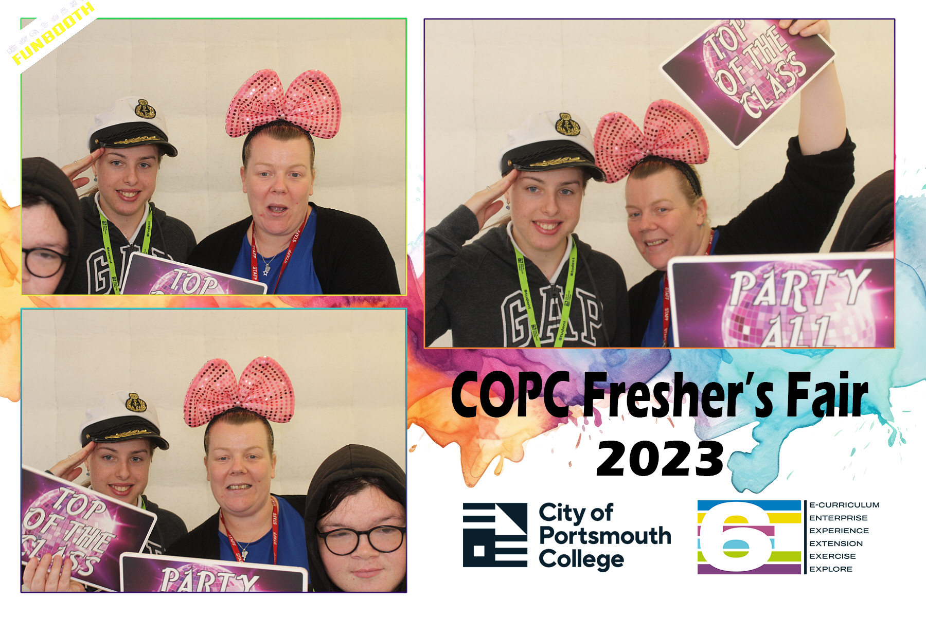 City of Portsmouth College Freshers Fair 2023 Day 1 | View more photos from the event at gallery.funbooth.uk.com/u/FunboothLTD1/City-of-Portsmouth-College-Freshers-Fair-2023-Day-1