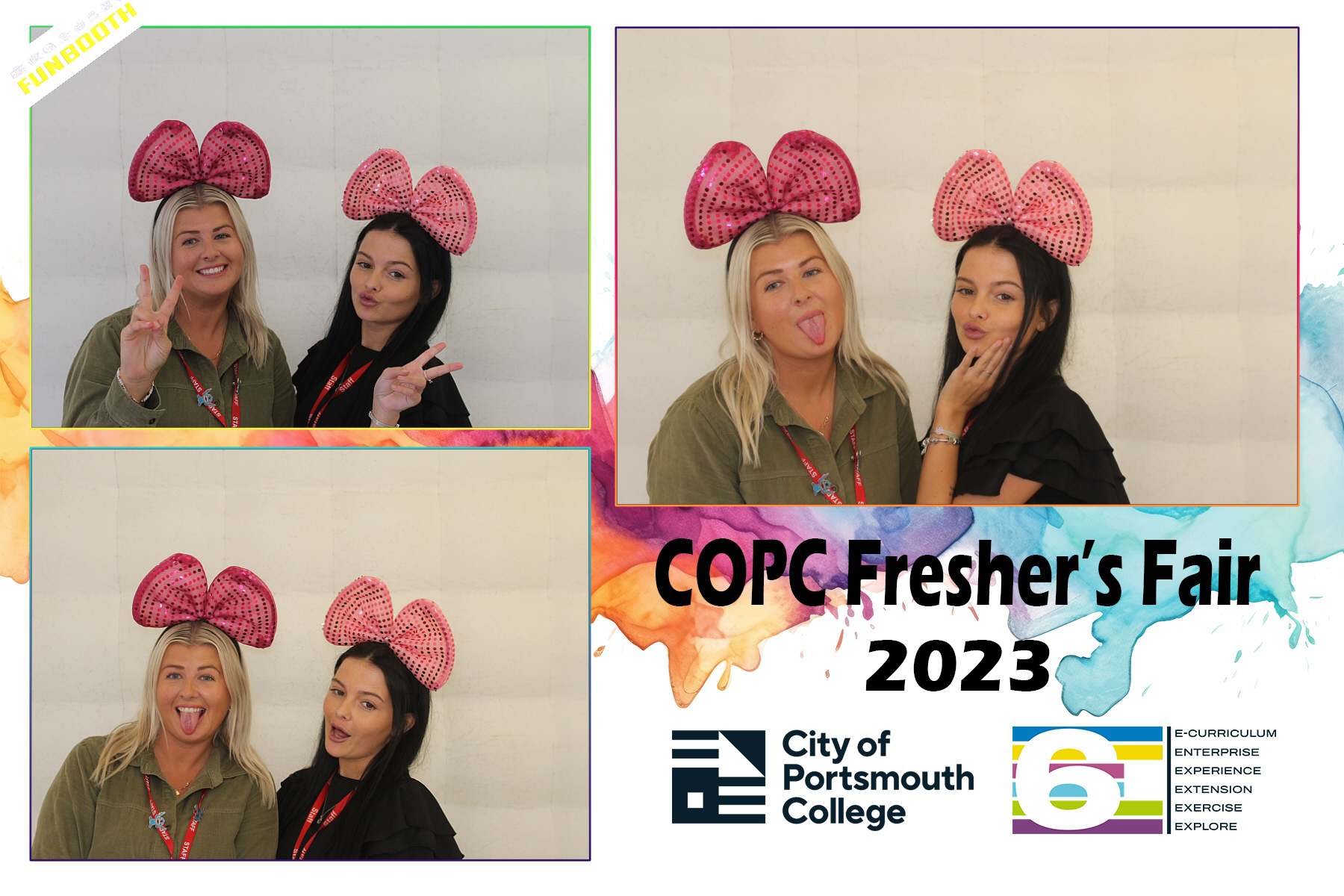 City of Portsmouth College Freshers Fair 2023 Day 1 | View more photos from the event at gallery.funbooth.uk.com/u/FunboothLTD1/City-of-Portsmouth-College-Freshers-Fair-2023-Day-1