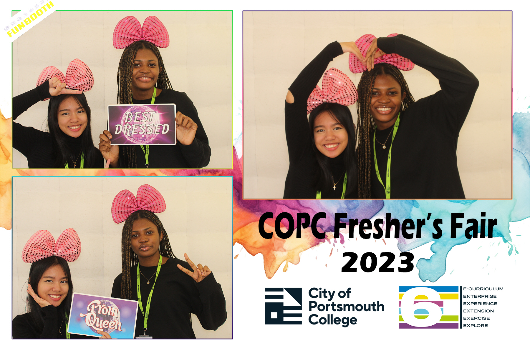 City of Portsmouth College Freshers Fair 2023 Day 1 | View more photos from the event at gallery.funbooth.uk.com/u/FunboothLTD1/City-of-Portsmouth-College-Freshers-Fair-2023-Day-1