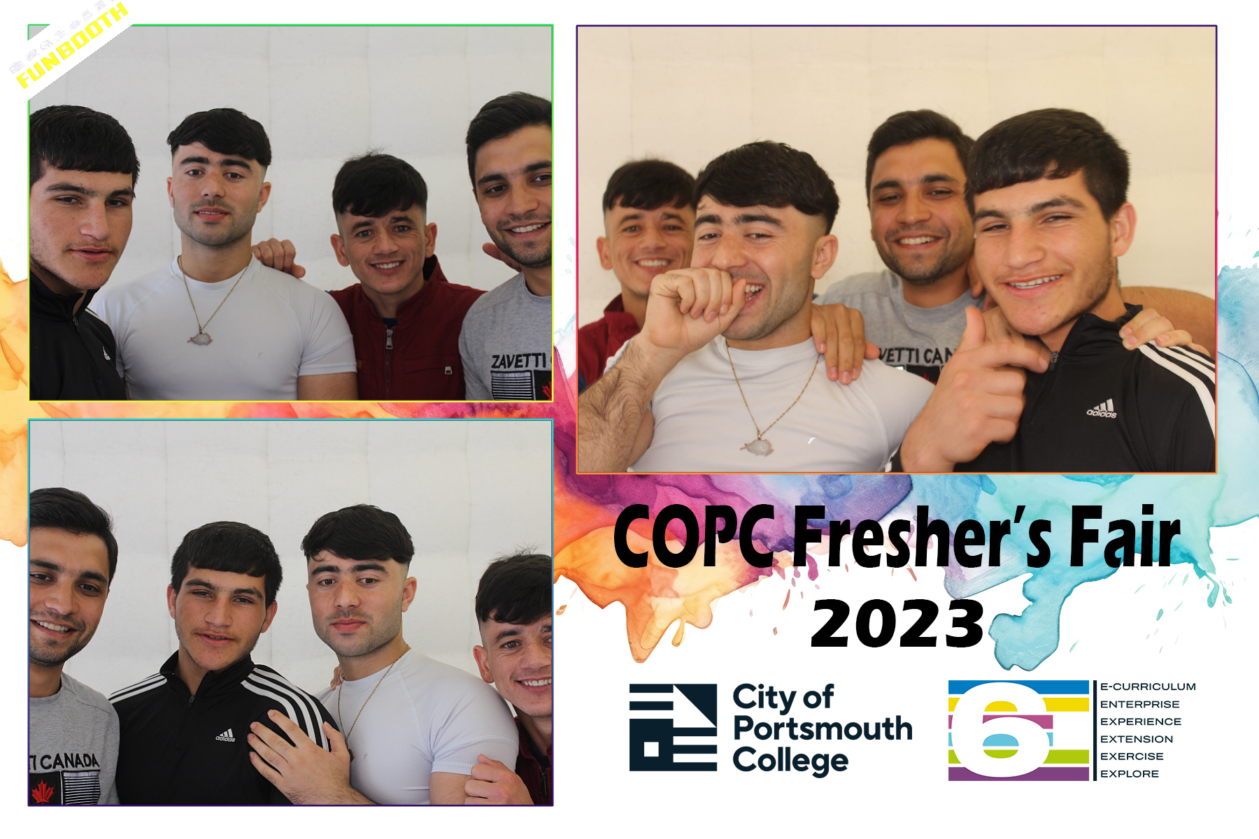 City of Portsmouth College Freshers Fair 2023 Day 1 | View more photos from the event at gallery.funbooth.uk.com/u/FunboothLTD1/City-of-Portsmouth-College-Freshers-Fair-2023-Day-1