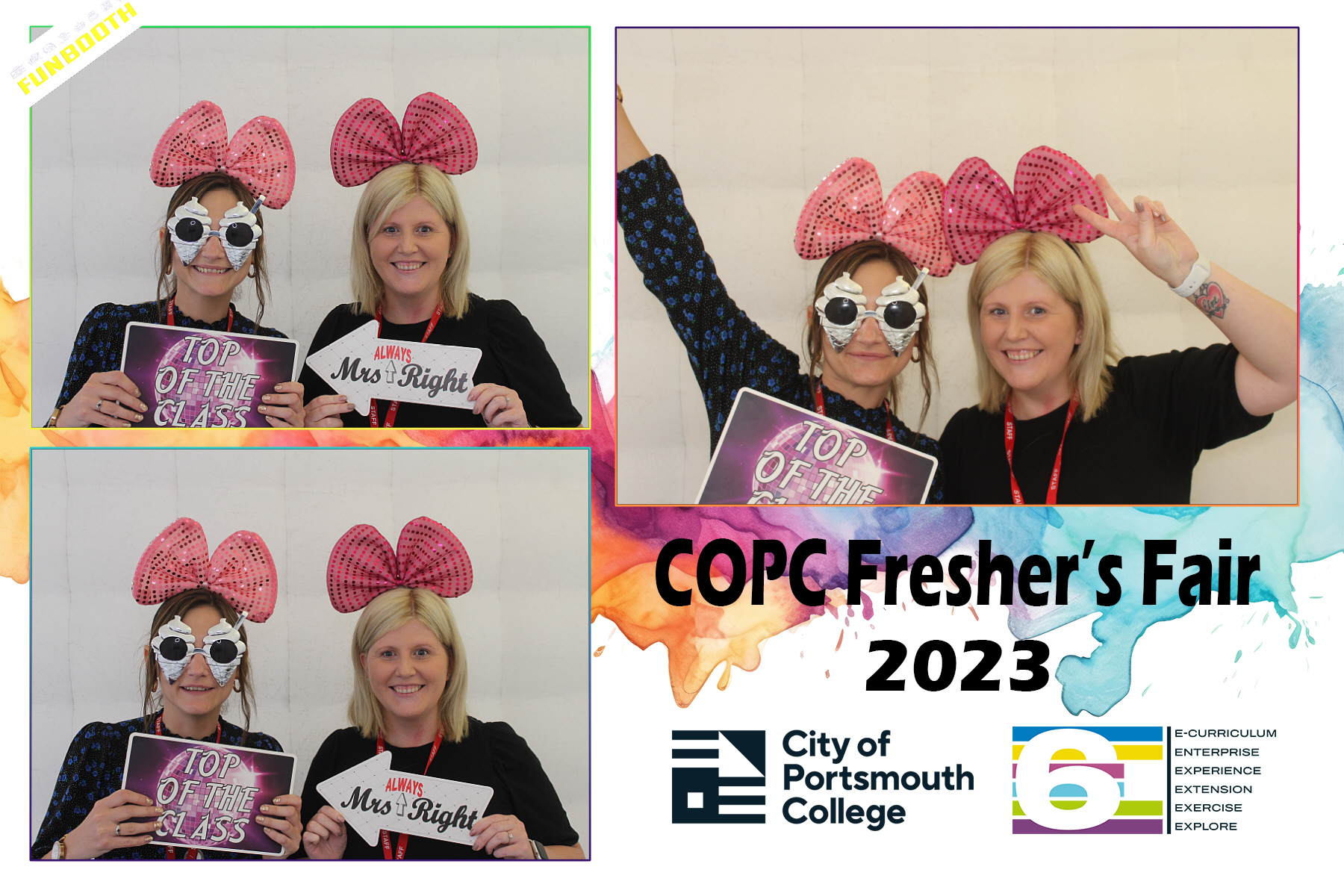 City of Portsmouth College Freshers Fair 2023 Day 1 | View more photos from the event at gallery.funbooth.uk.com/u/FunboothLTD1/City-of-Portsmouth-College-Freshers-Fair-2023-Day-1