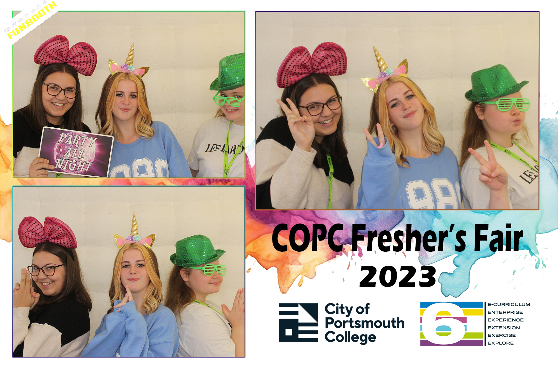 City of Portsmouth College Freshers Fair 2023 Day 1 | View more photos from the event at gallery.funbooth.uk.com/u/FunboothLTD1/City-of-Portsmouth-College-Freshers-Fair-2023-Day-1