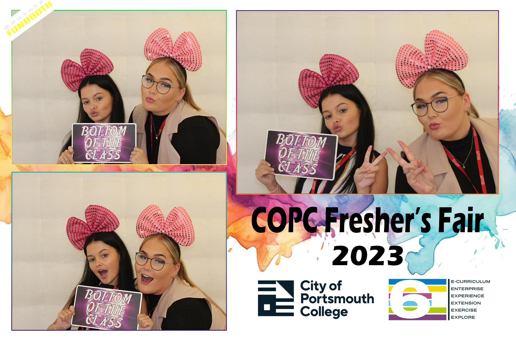 City of Portsmouth College Freshers Fair 2023 Day 2 | View more photos from the event at gallery.funbooth.uk.com/u/FunboothLTD1/City-of-Portsmouth-College-Freshers-Fair-2023-Day-2
