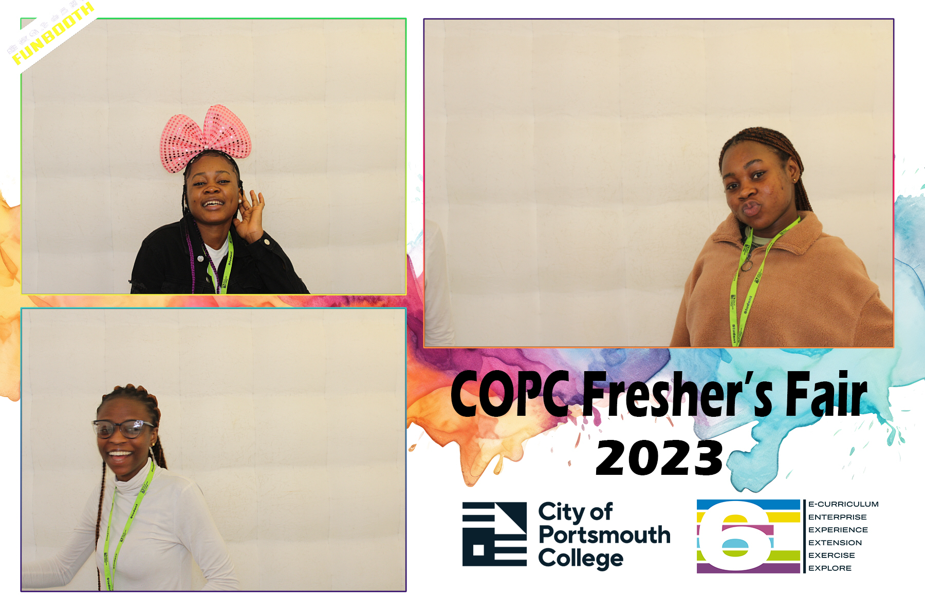City of Portsmouth College Freshers Fair 2023 Day 2 | View more photos from the event at gallery.funbooth.uk.com/u/FunboothLTD1/City-of-Portsmouth-College-Freshers-Fair-2023-Day-2