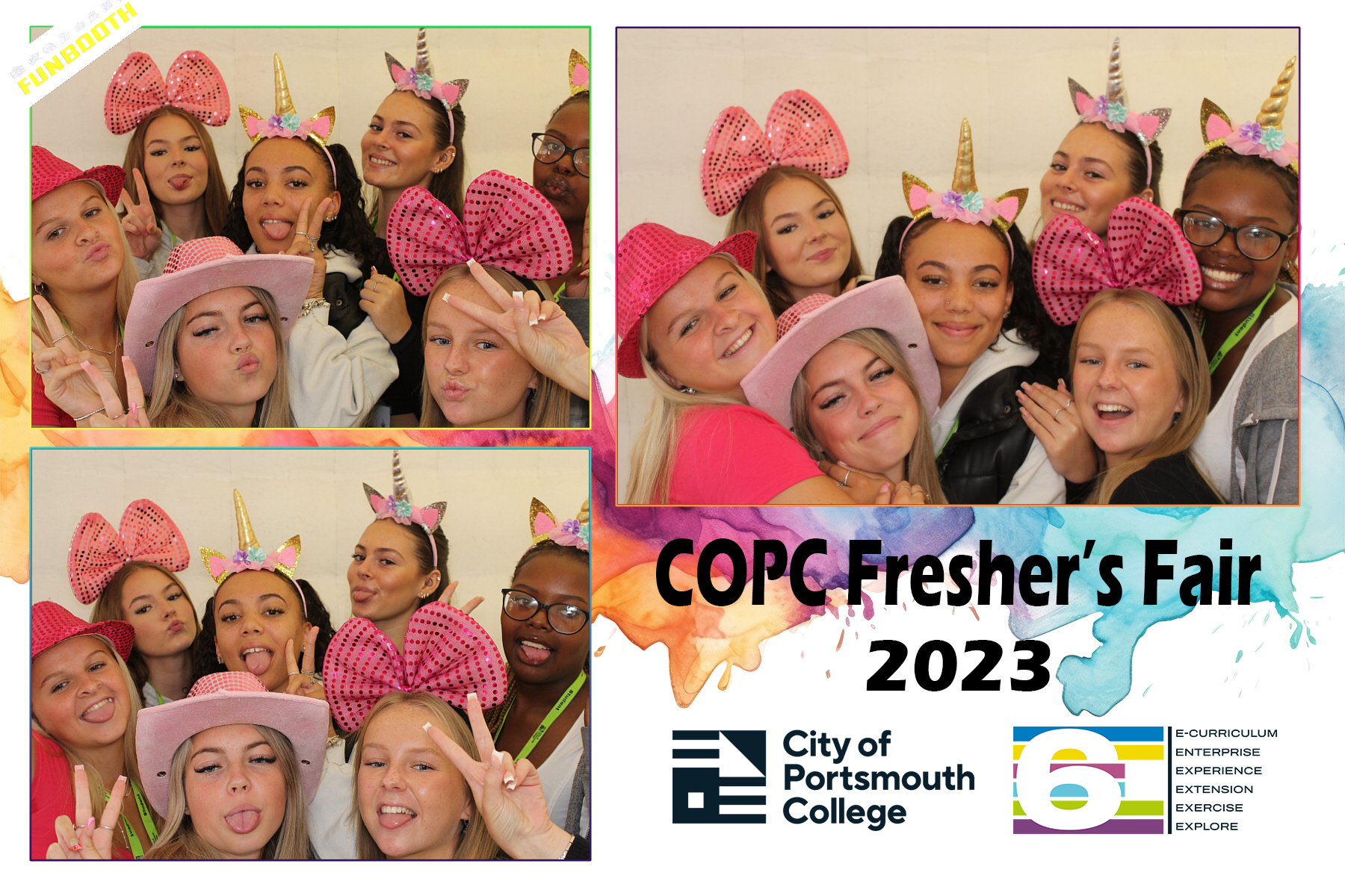 City of Portsmouth College Freshers Fair 2023 Day 2 | View more photos from the event at gallery.funbooth.uk.com/u/FunboothLTD1/City-of-Portsmouth-College-Freshers-Fair-2023-Day-2