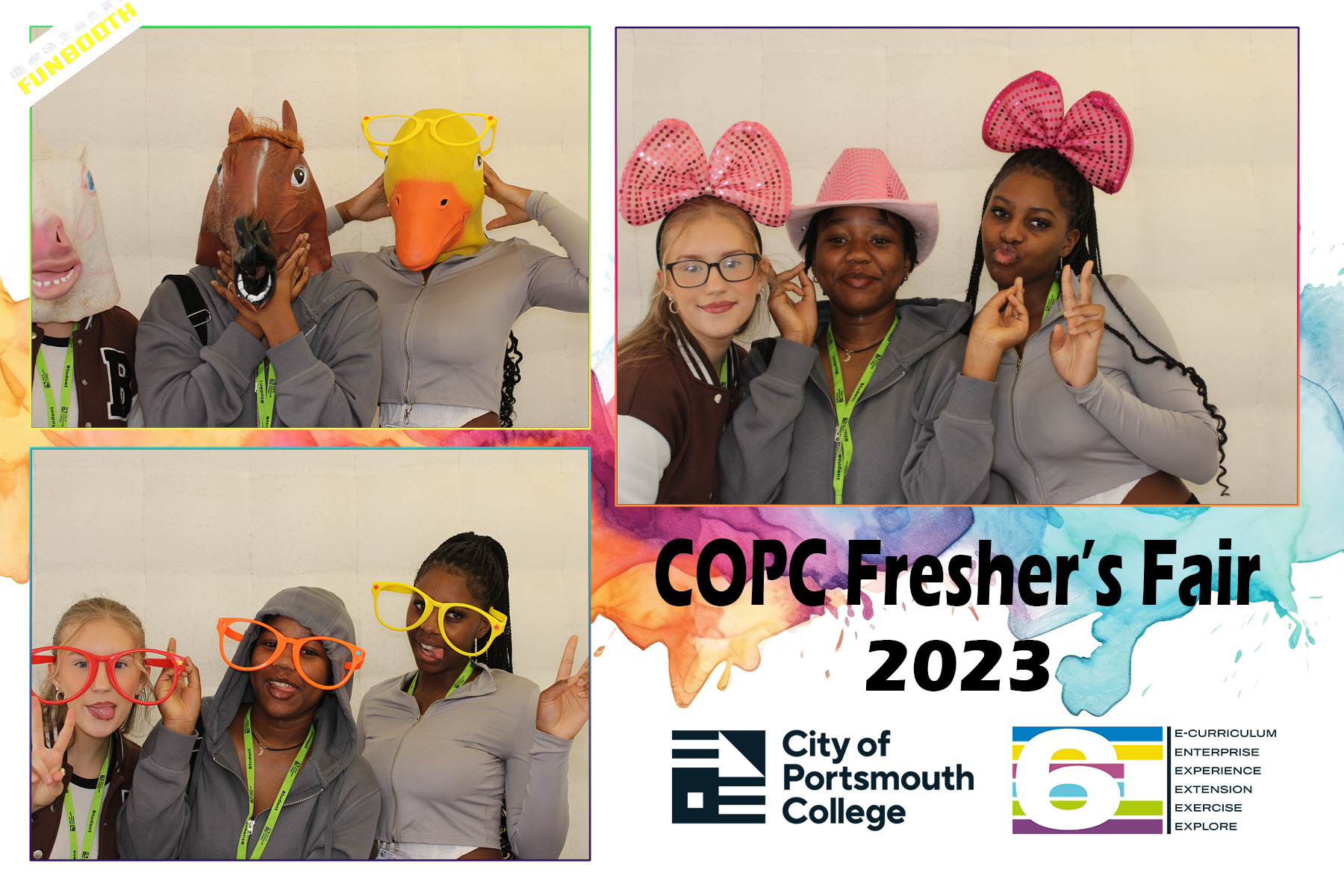 City of Portsmouth College Freshers Fair 2023 Day 2 | View more photos from the event at gallery.funbooth.uk.com/u/FunboothLTD1/City-of-Portsmouth-College-Freshers-Fair-2023-Day-2