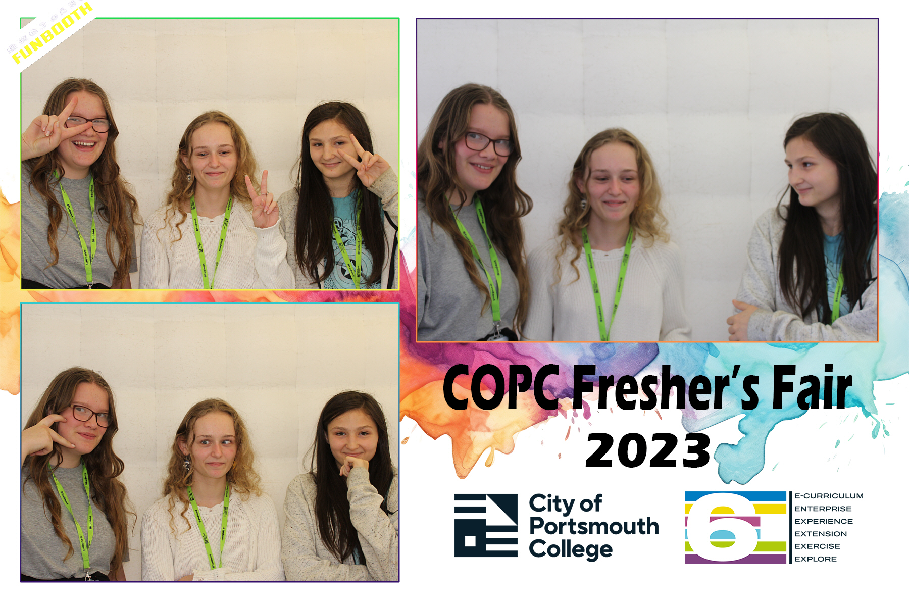 City of Portsmouth College Freshers Fair 2023 Day 2 | View more photos from the event at gallery.funbooth.uk.com/u/FunboothLTD1/City-of-Portsmouth-College-Freshers-Fair-2023-Day-2