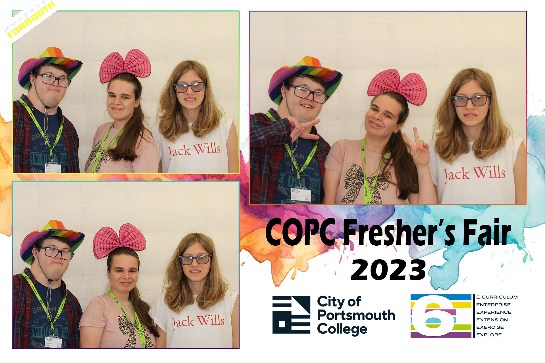 City of Portsmouth College Freshers Fair 2023 Day 2 | View more photos from the event at gallery.funbooth.uk.com/u/FunboothLTD1/City-of-Portsmouth-College-Freshers-Fair-2023-Day-2