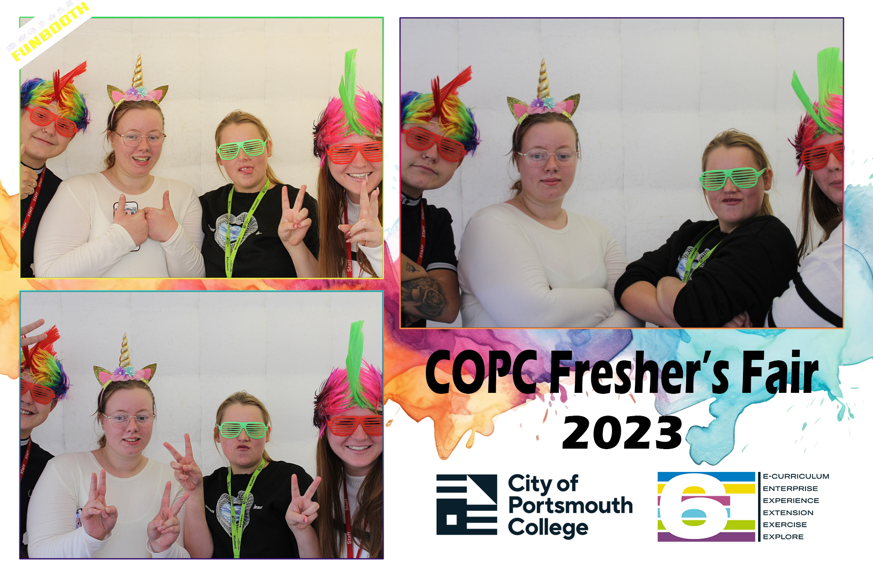 City of Portsmouth College Freshers Fair 2023 Day 2 | View more photos from the event at gallery.funbooth.uk.com/u/FunboothLTD1/City-of-Portsmouth-College-Freshers-Fair-2023-Day-2