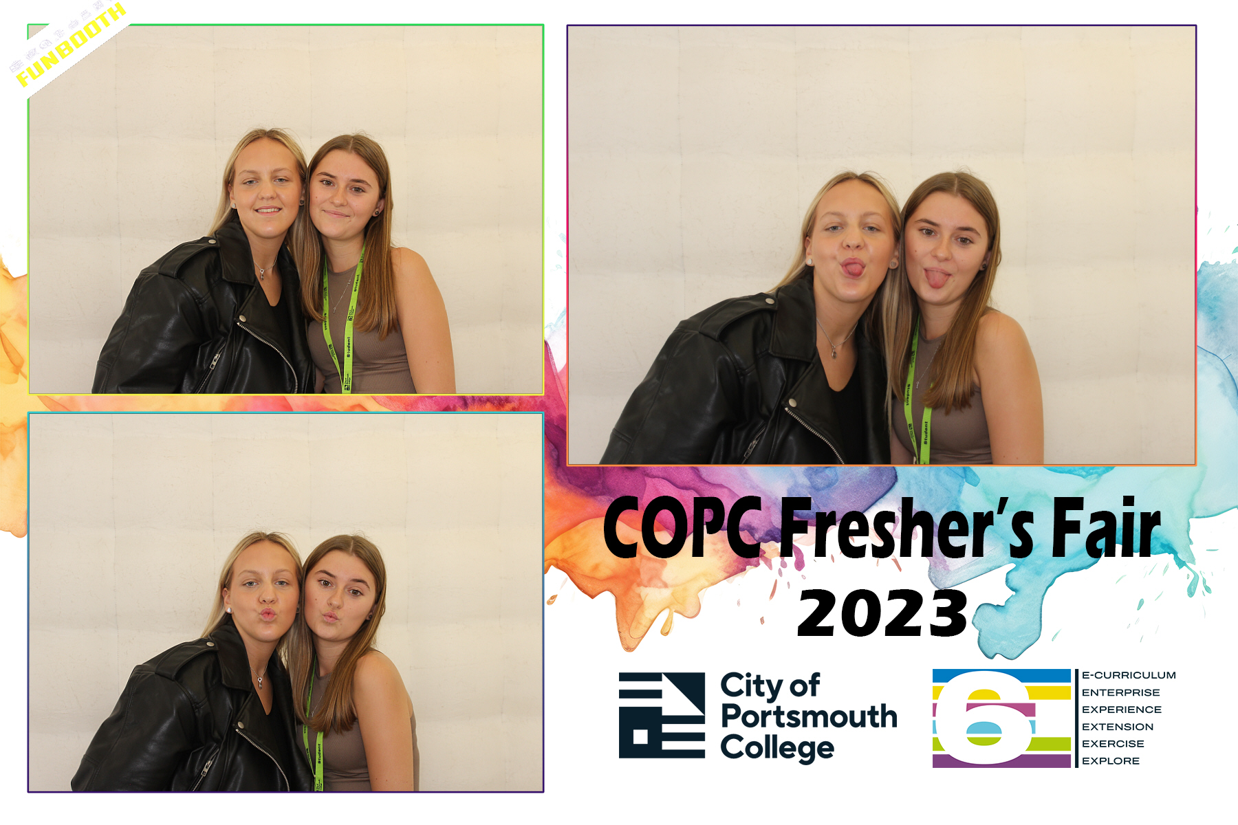 City of Portsmouth College Freshers Fair 2023 Day 2 | View more photos from the event at gallery.funbooth.uk.com/u/FunboothLTD1/City-of-Portsmouth-College-Freshers-Fair-2023-Day-2