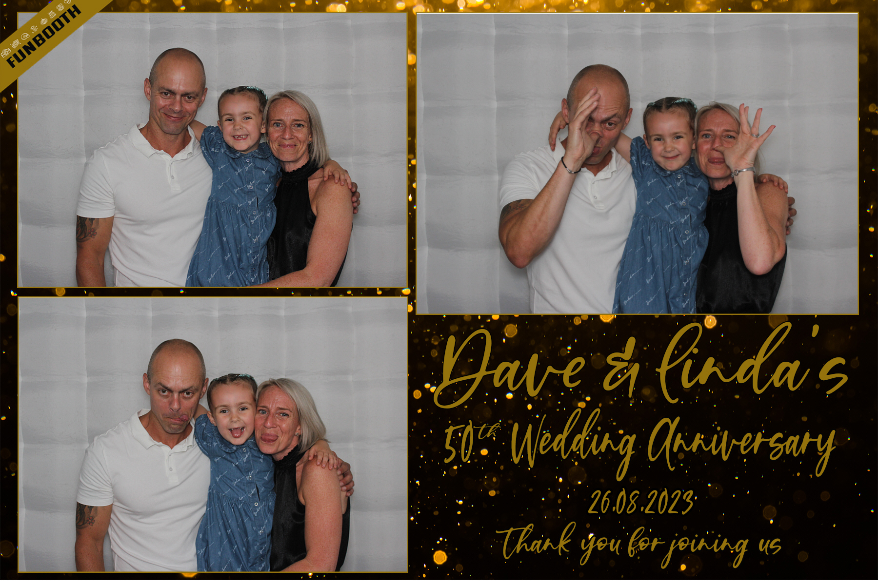 Dave & Linda's 50th Wedding Anniversary | View more photos from the event at gallery.funbooth.uk.com/u/FunboothLTD1/Dave-Lindas-50th-Wedding-Anniversary