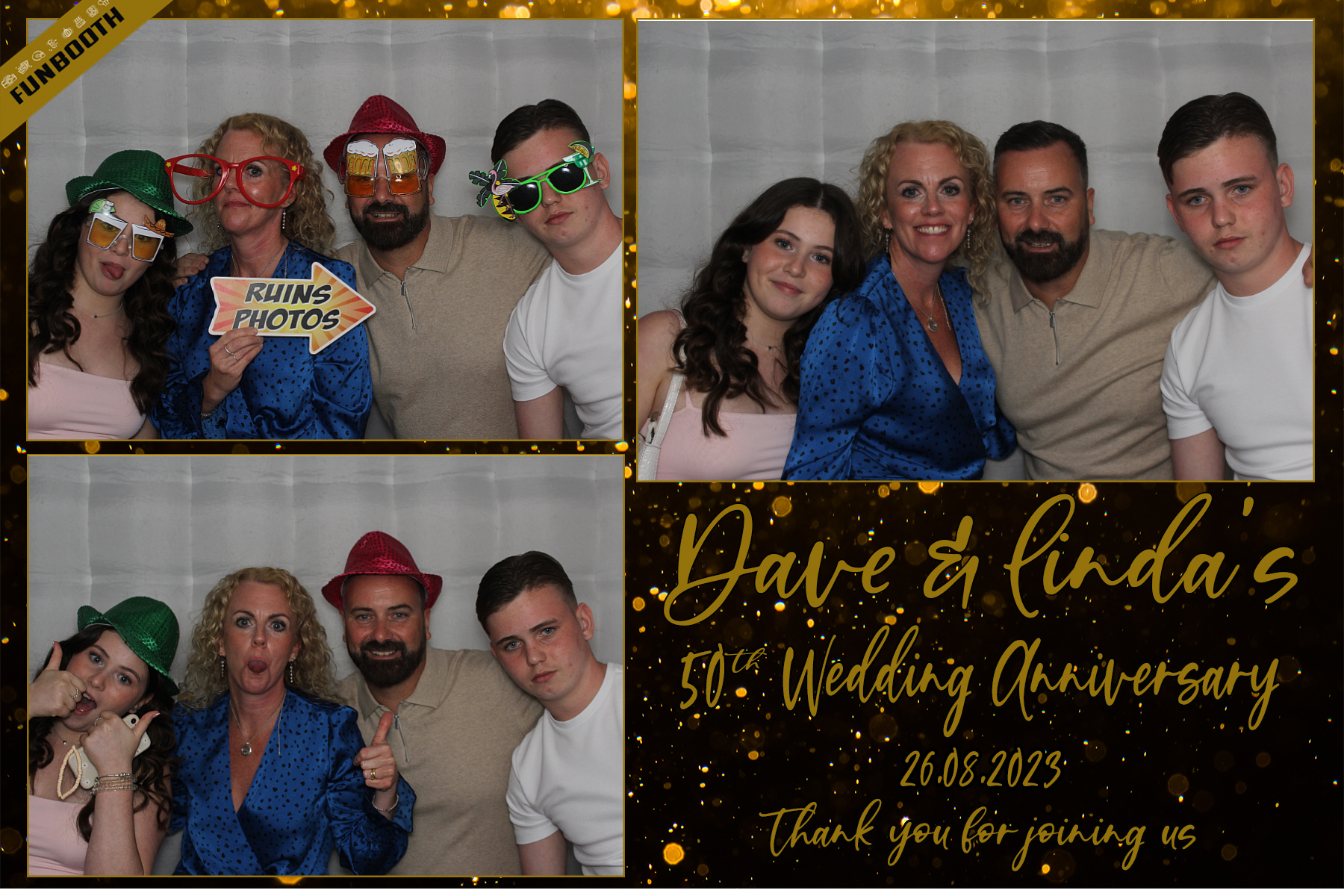 Dave & Linda's 50th Wedding Anniversary | View more photos from the event at gallery.funbooth.uk.com/u/FunboothLTD1/Dave-Lindas-50th-Wedding-Anniversary