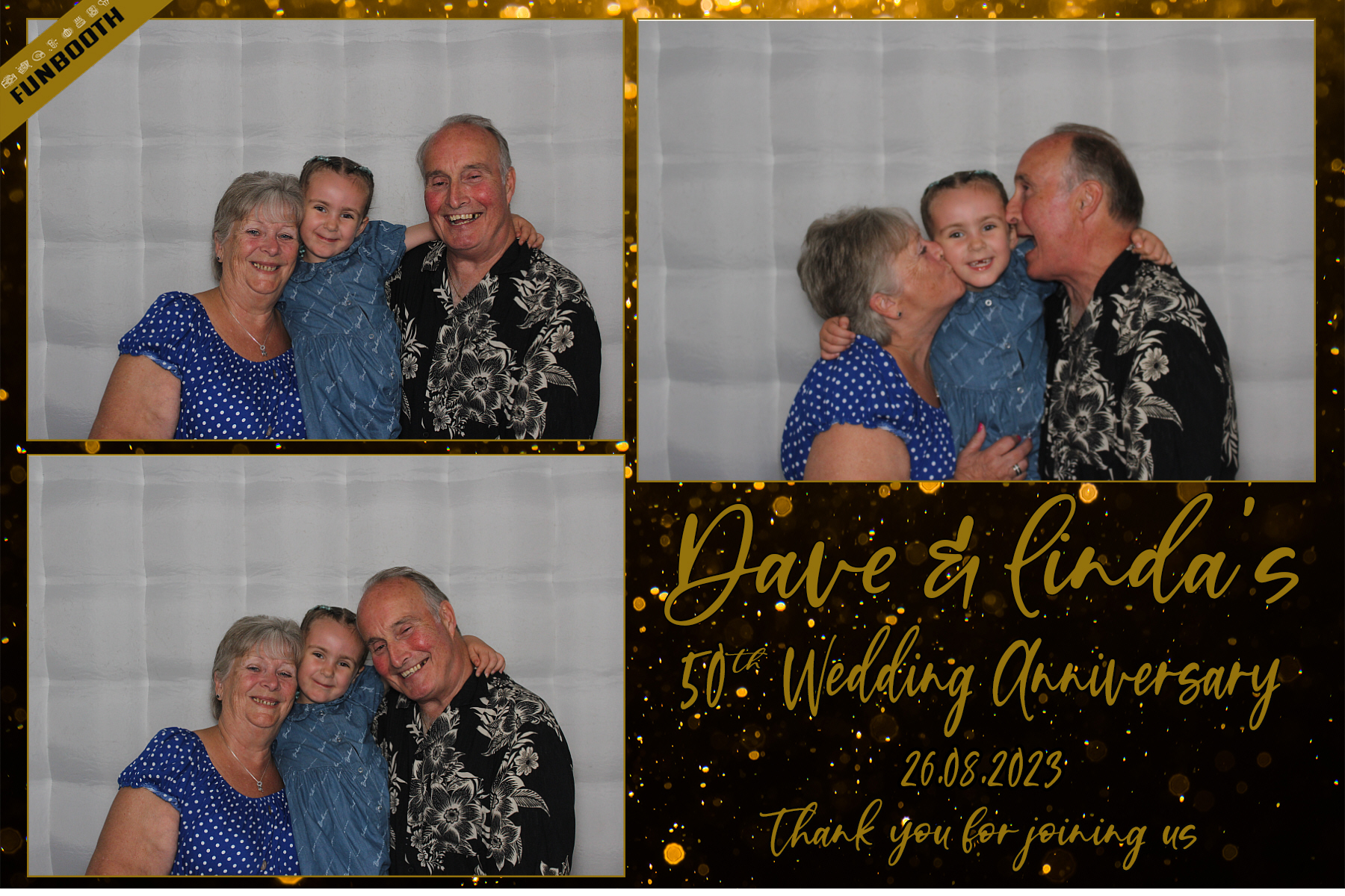Dave & Linda's 50th Wedding Anniversary | View more photos from the event at gallery.funbooth.uk.com/u/FunboothLTD1/Dave-Lindas-50th-Wedding-Anniversary