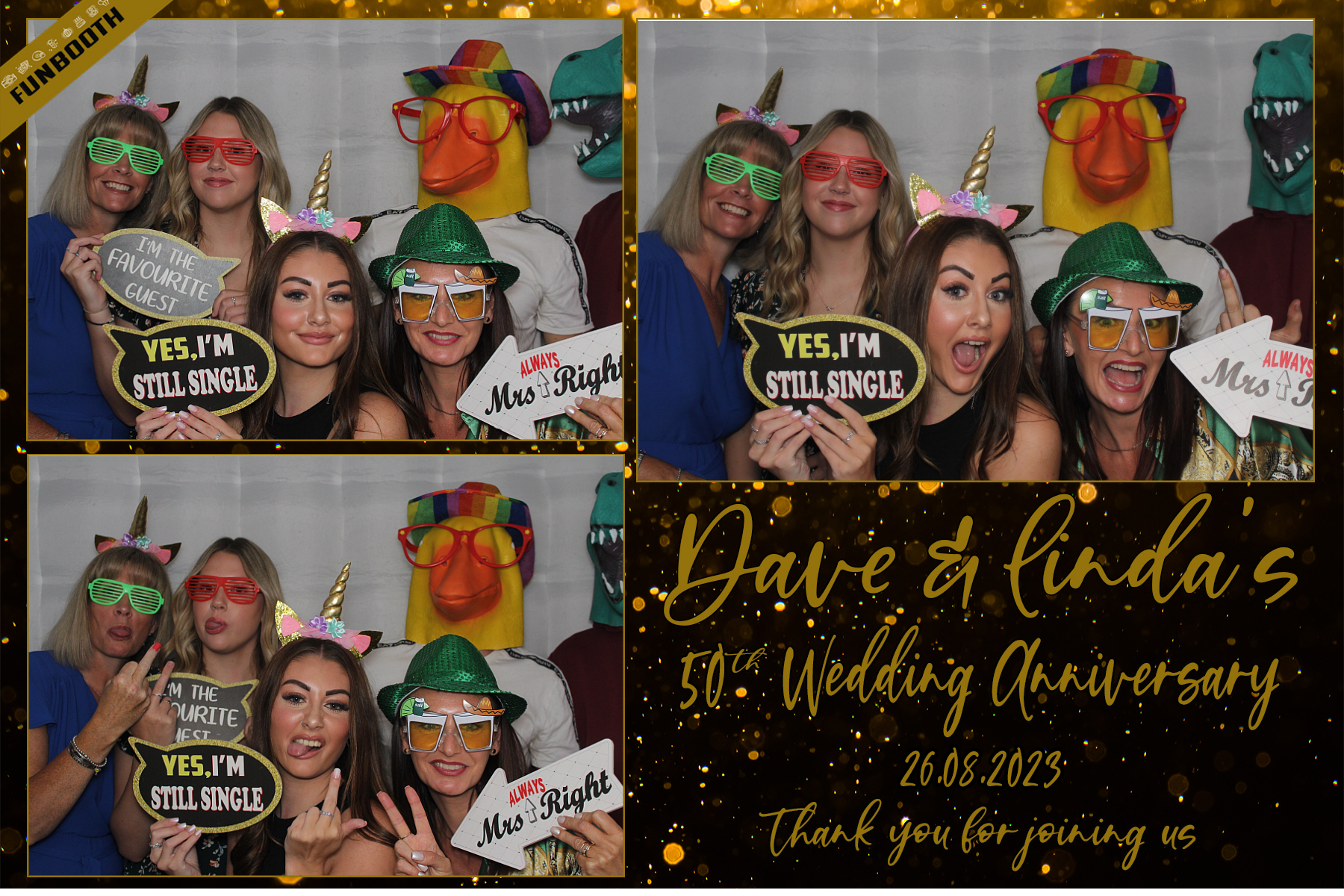 Dave & Linda's 50th Wedding Anniversary | View more photos from the event at gallery.funbooth.uk.com/u/FunboothLTD1/Dave-Lindas-50th-Wedding-Anniversary