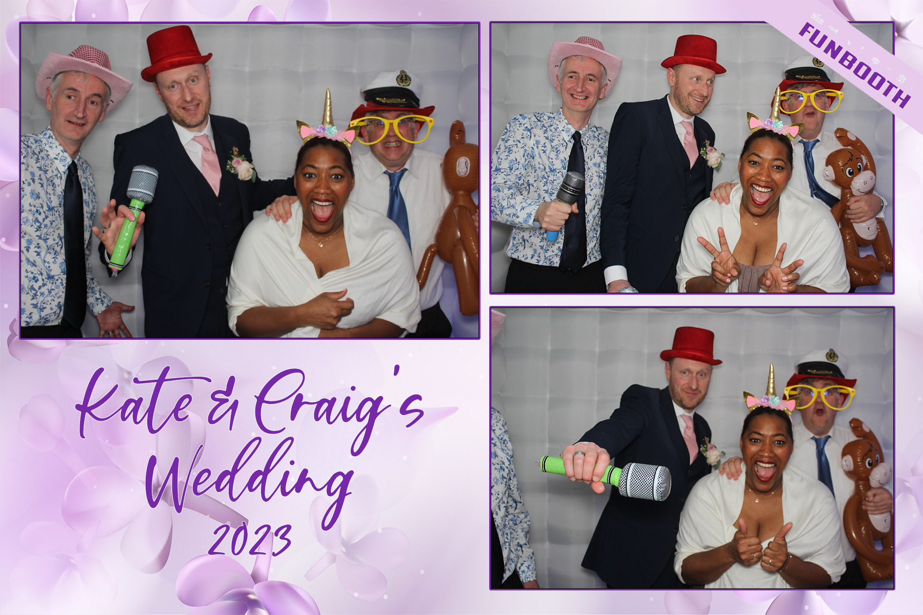 Kate & Craig's Wedding | View more photos from the event at gallery.funbooth.uk.com/u/FunboothLTD1/Kate-Craigs-Wedding