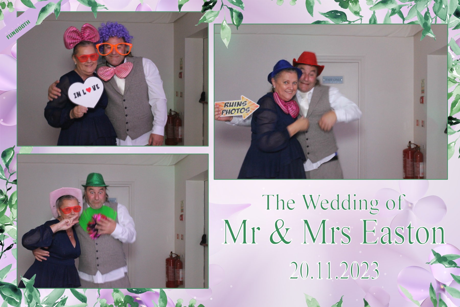 Mr & Mrs Easton's Wedding | View more photos from the event at gallery.funbooth.uk.com/u/FunboothLTD1/Mr-Mrs-Eastons-Wedding