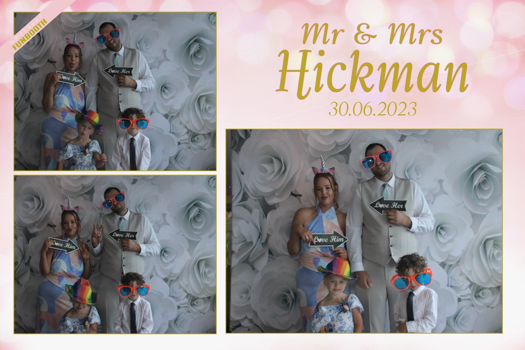 Mr & Mrs Hickman | View more photos from the event at gallery.funbooth.uk.com/u/FunboothLTD1/Mr-Mrs-Hickman
