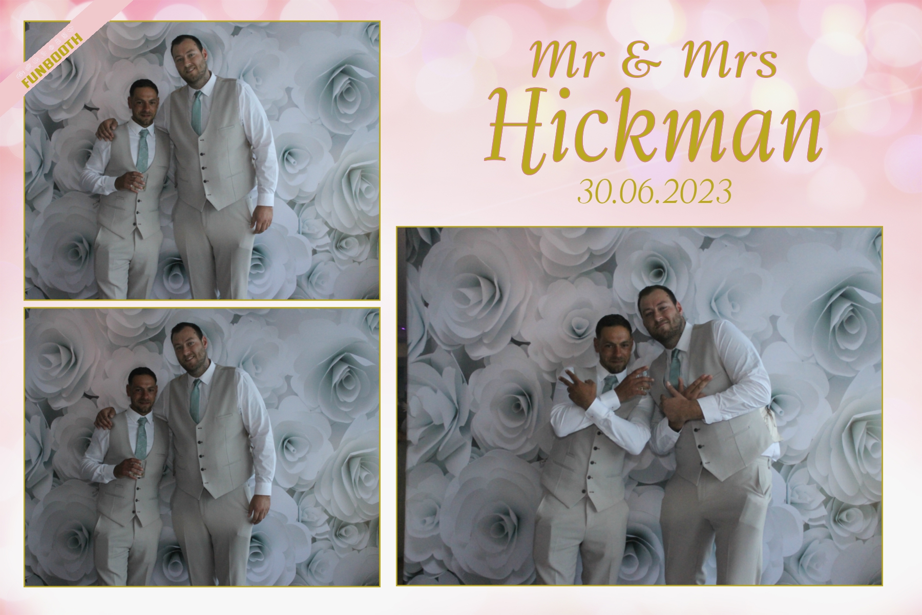 Mr & Mrs Hickman | View more photos from the event at gallery.funbooth.uk.com/u/FunboothLTD1/Mr-Mrs-Hickman