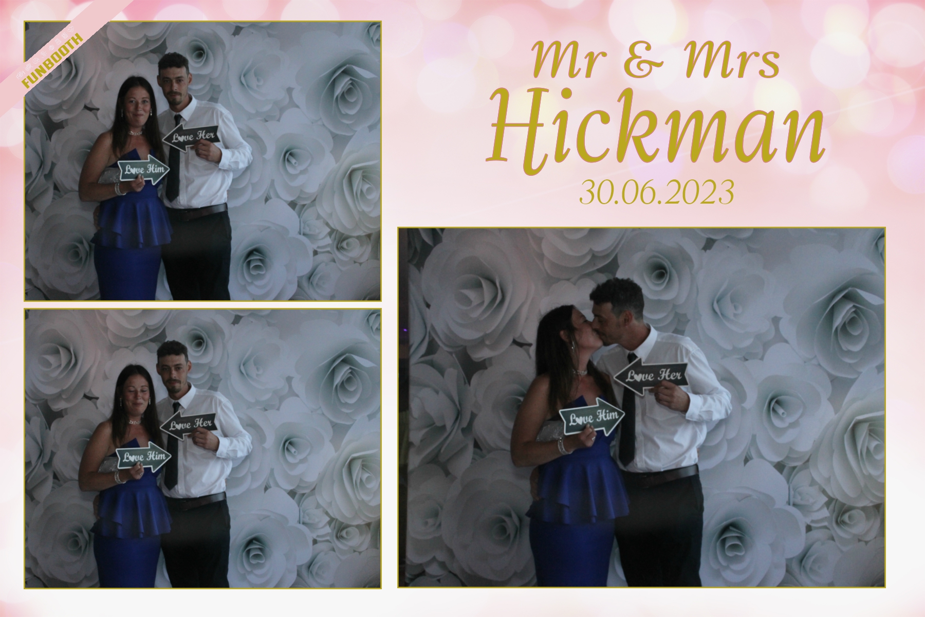 Mr & Mrs Hickman | View more photos from the event at gallery.funbooth.uk.com/u/FunboothLTD1/Mr-Mrs-Hickman