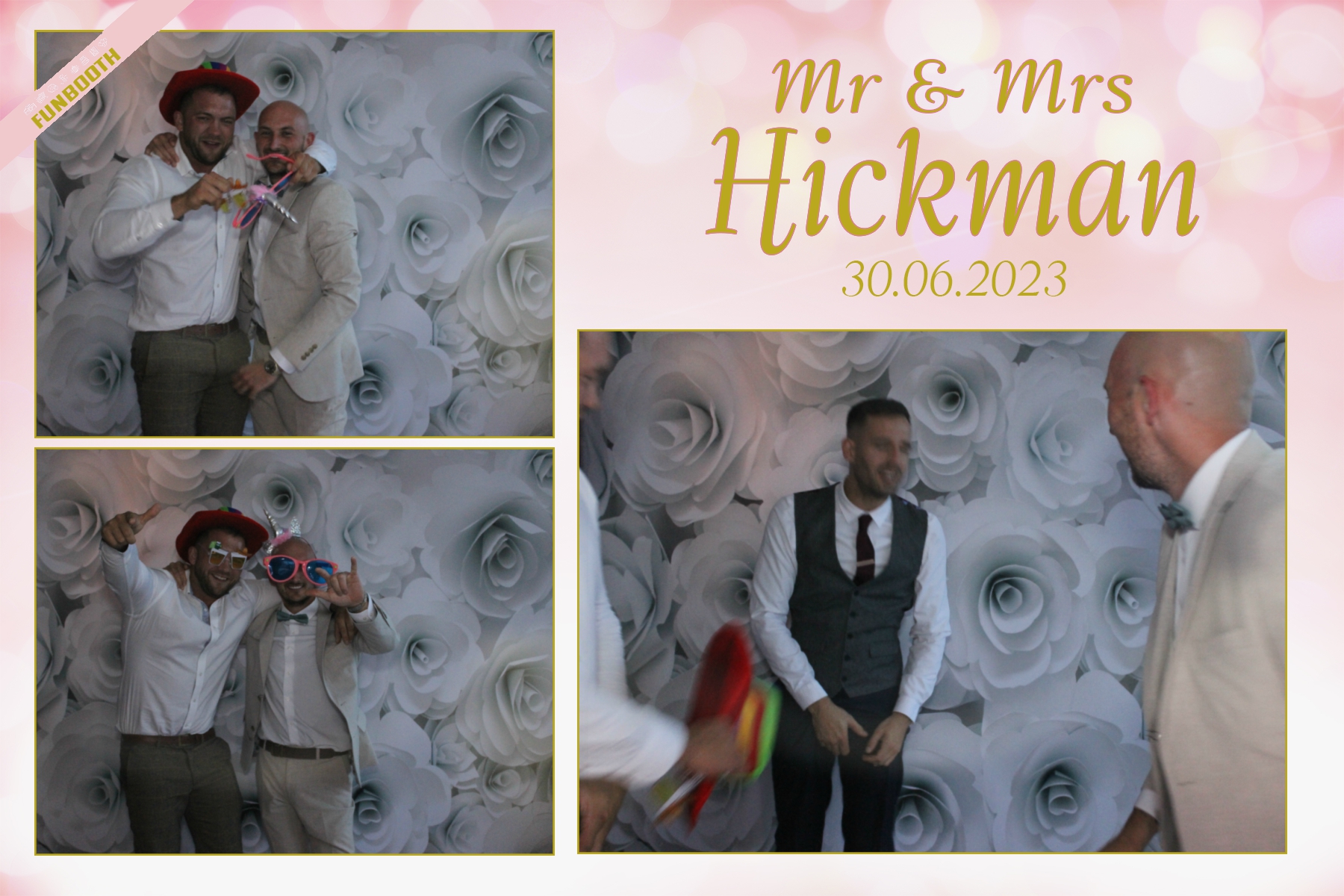 Mr & Mrs Hickman | View more photos from the event at gallery.funbooth.uk.com/u/FunboothLTD1/Mr-Mrs-Hickman