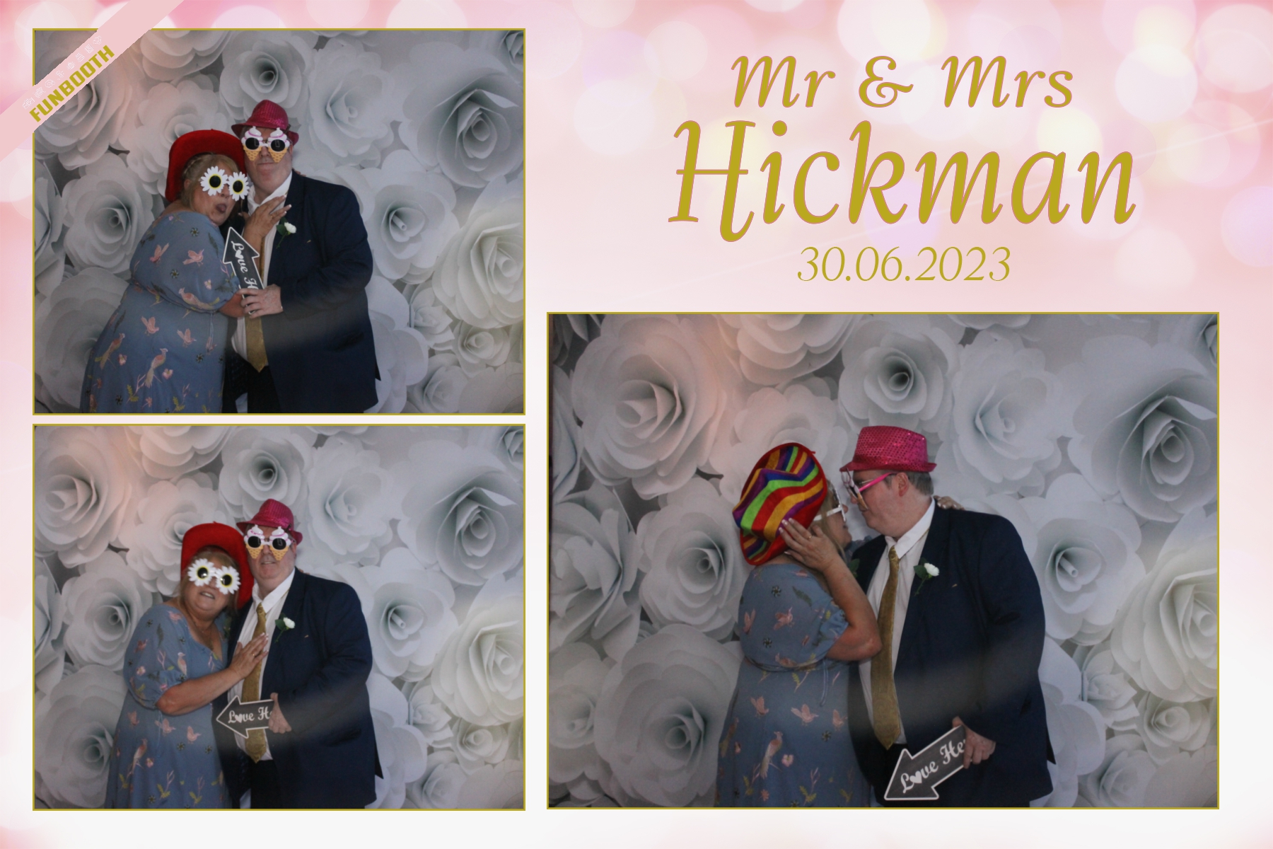 Mr & Mrs Hickman | View more photos from the event at gallery.funbooth.uk.com/u/FunboothLTD1/Mr-Mrs-Hickman