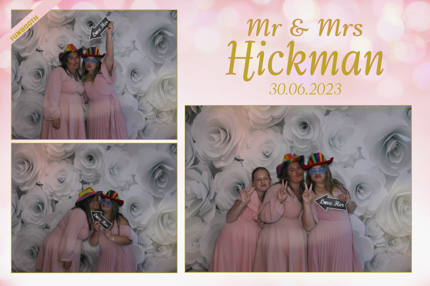 Mr & Mrs Hickman | View more photos from the event at gallery.funbooth.uk.com/u/FunboothLTD1/Mr-Mrs-Hickman
