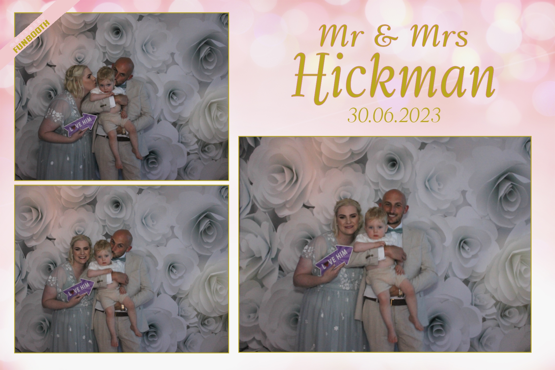 Mr & Mrs Hickman | View more photos from the event at gallery.funbooth.uk.com/u/FunboothLTD1/Mr-Mrs-Hickman