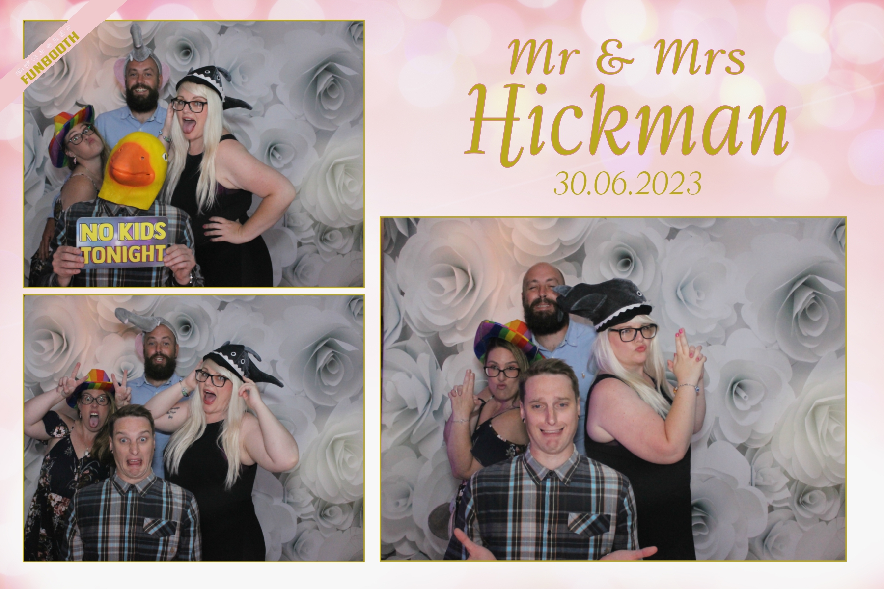Mr & Mrs Hickman | View more photos from the event at gallery.funbooth.uk.com/u/FunboothLTD1/Mr-Mrs-Hickman