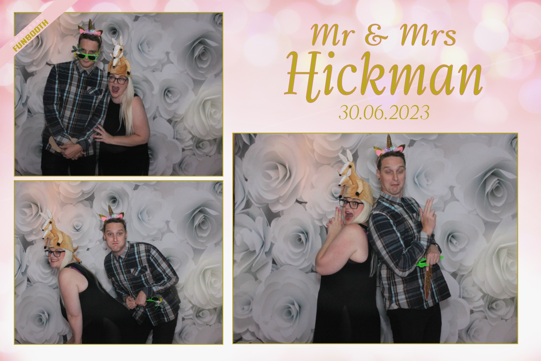 Mr & Mrs Hickman | View more photos from the event at gallery.funbooth.uk.com/u/FunboothLTD1/Mr-Mrs-Hickman