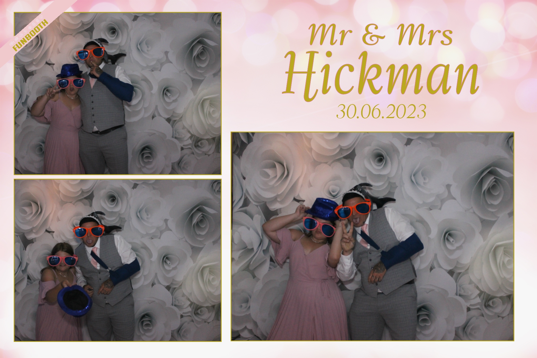 Mr & Mrs Hickman | View more photos from the event at gallery.funbooth.uk.com/u/FunboothLTD1/Mr-Mrs-Hickman