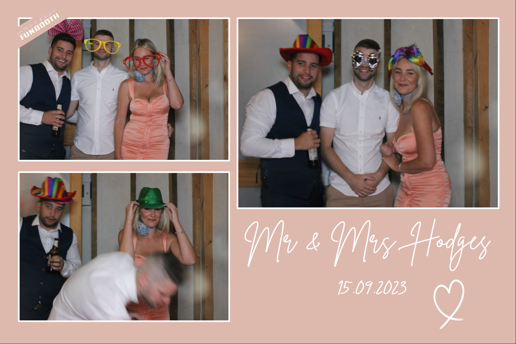 Mr & Mrs Hodges | View more photos from the event at gallery.funbooth.uk.com/u/FunboothLTD1/Mr-Mrs-Hodges