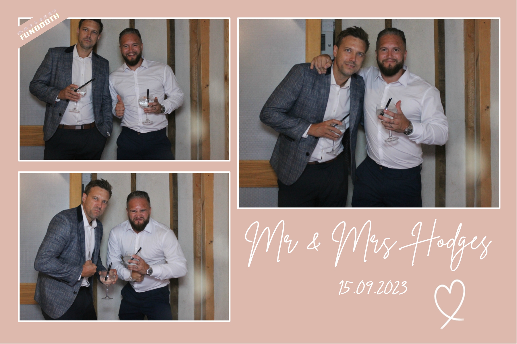 Mr & Mrs Hodges | View more photos from the event at gallery.funbooth.uk.com/u/FunboothLTD1/Mr-Mrs-Hodges