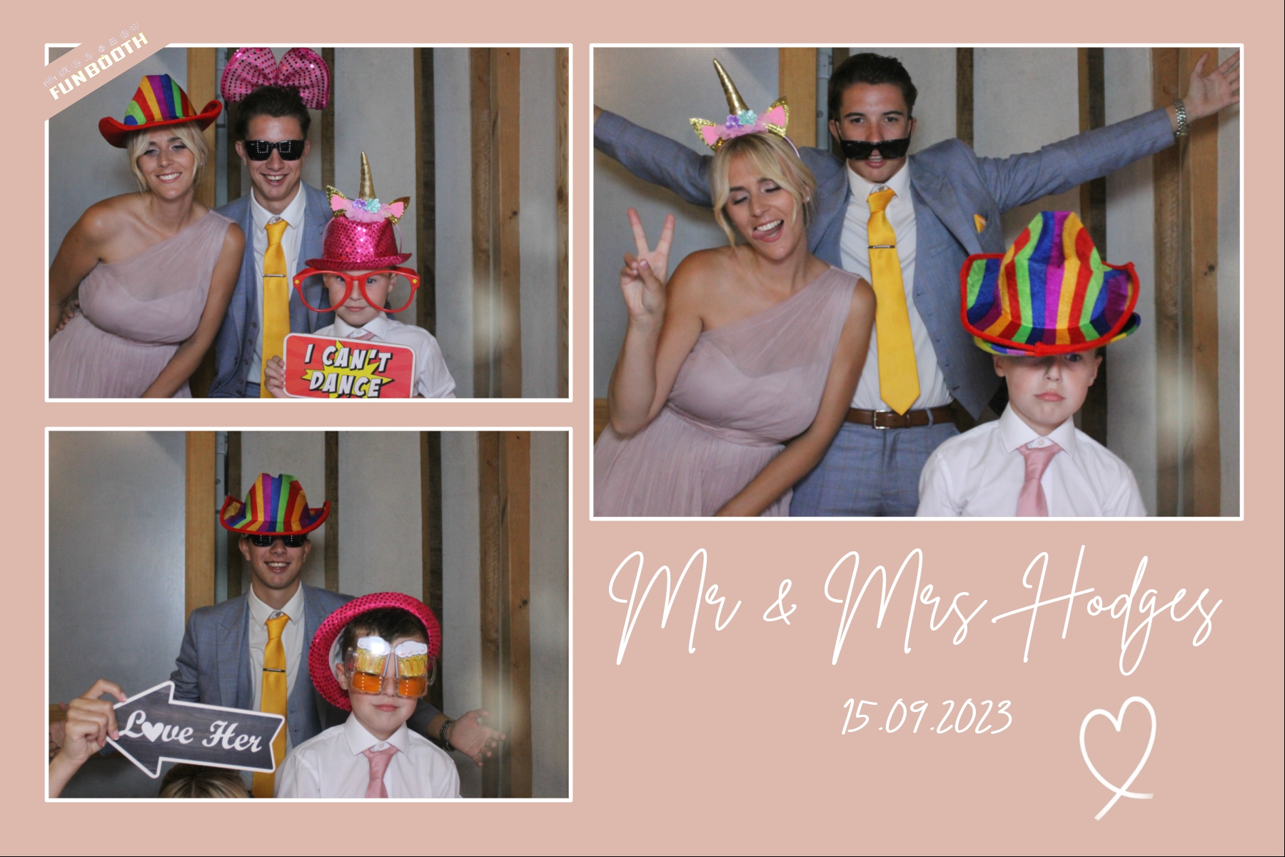 Mr & Mrs Hodges | View more photos from the event at gallery.funbooth.uk.com/u/FunboothLTD1/Mr-Mrs-Hodges
