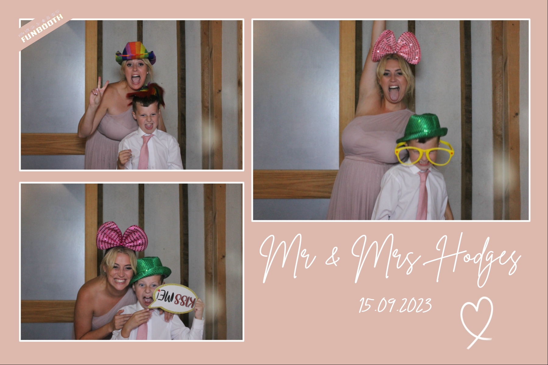 Mr & Mrs Hodges | View more photos from the event at gallery.funbooth.uk.com/u/FunboothLTD1/Mr-Mrs-Hodges